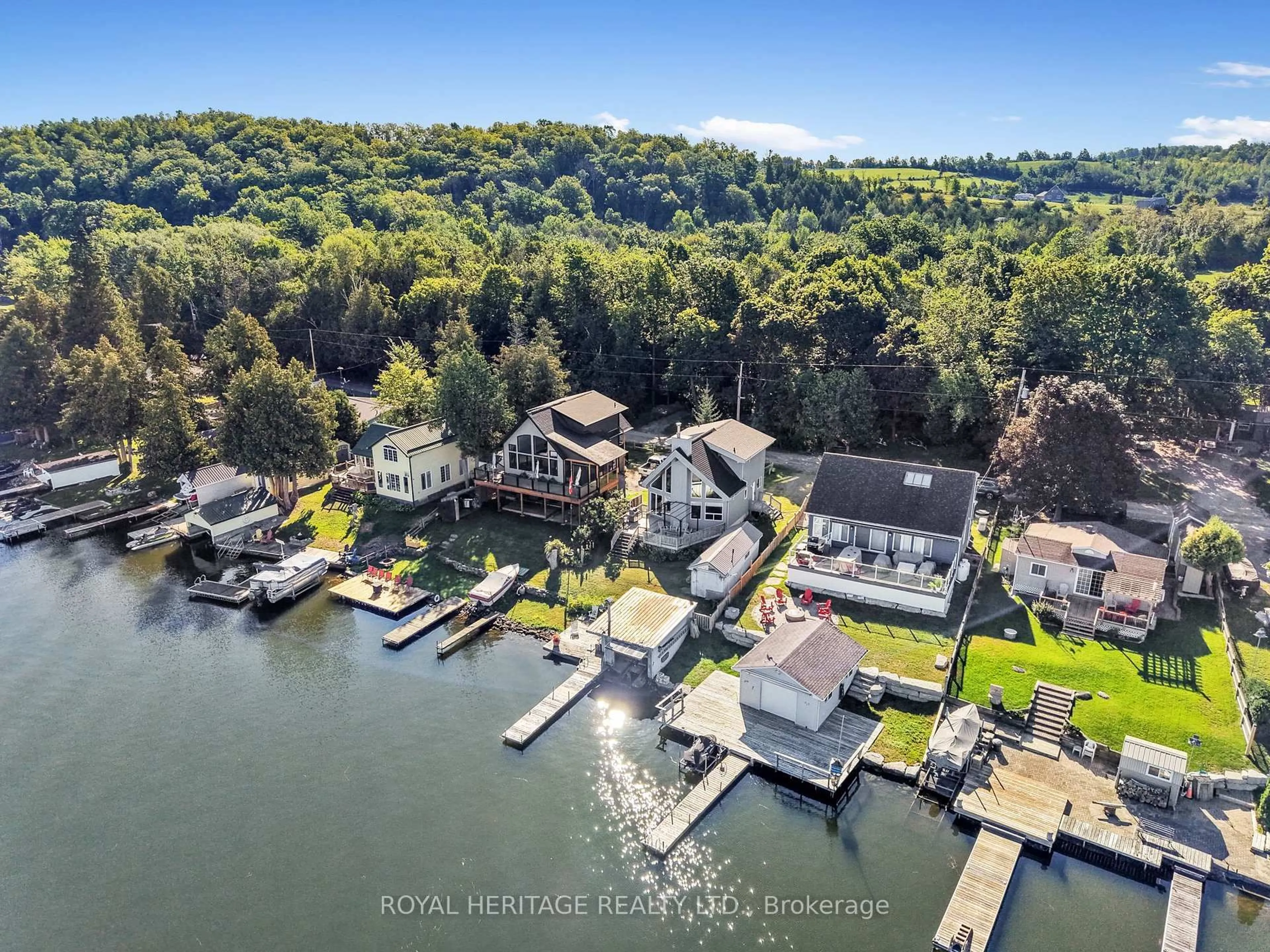 A pic from outside/outdoor area/front of a property/back of a property/a pic from drone, water/lake/river/ocean view for 66 6-7th Line, Rd, Alderville First Nation Ontario K0K 2X0
