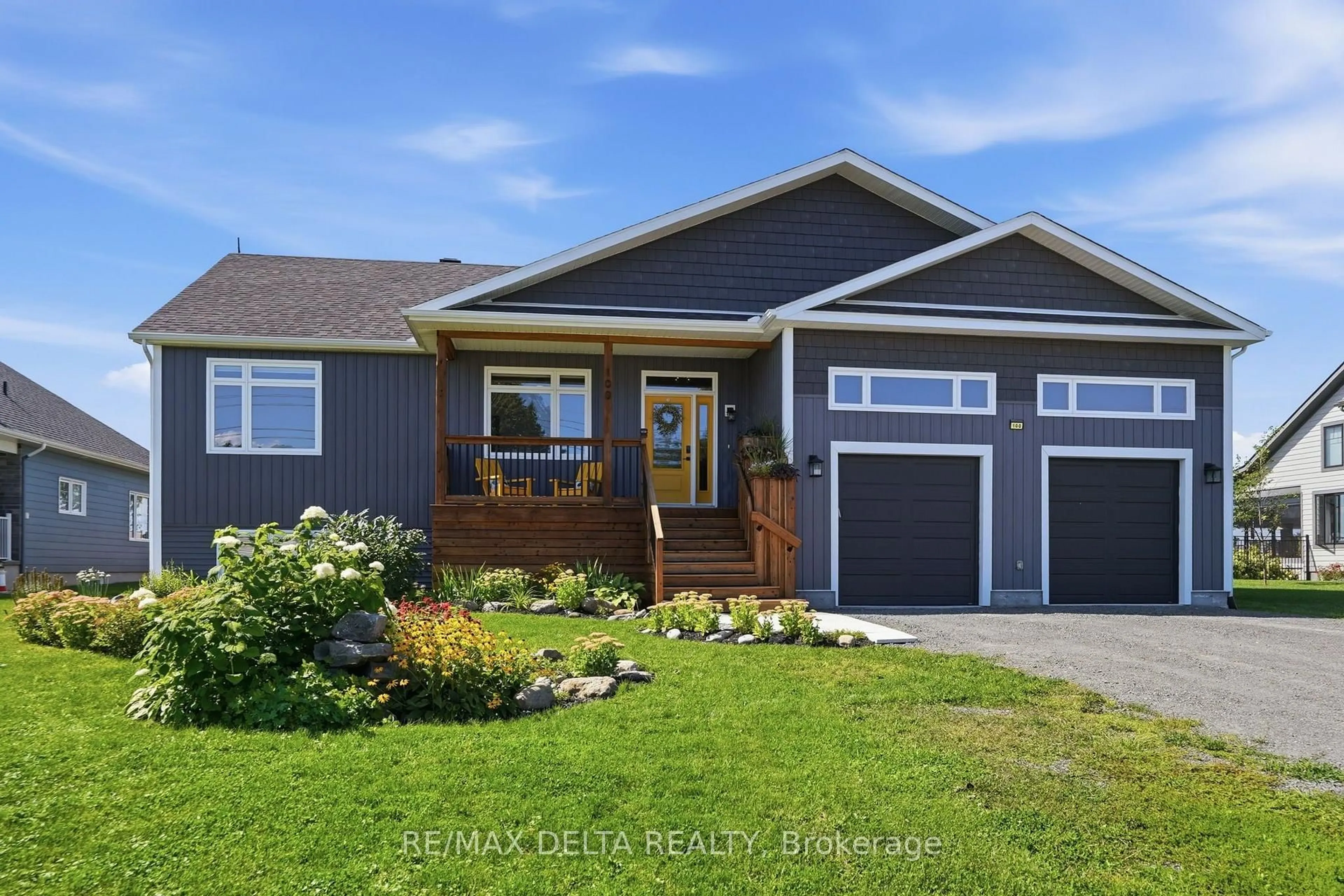 Home with vinyl exterior material, street for 100 Pendleton St, Champlain Ontario K0B 1R0