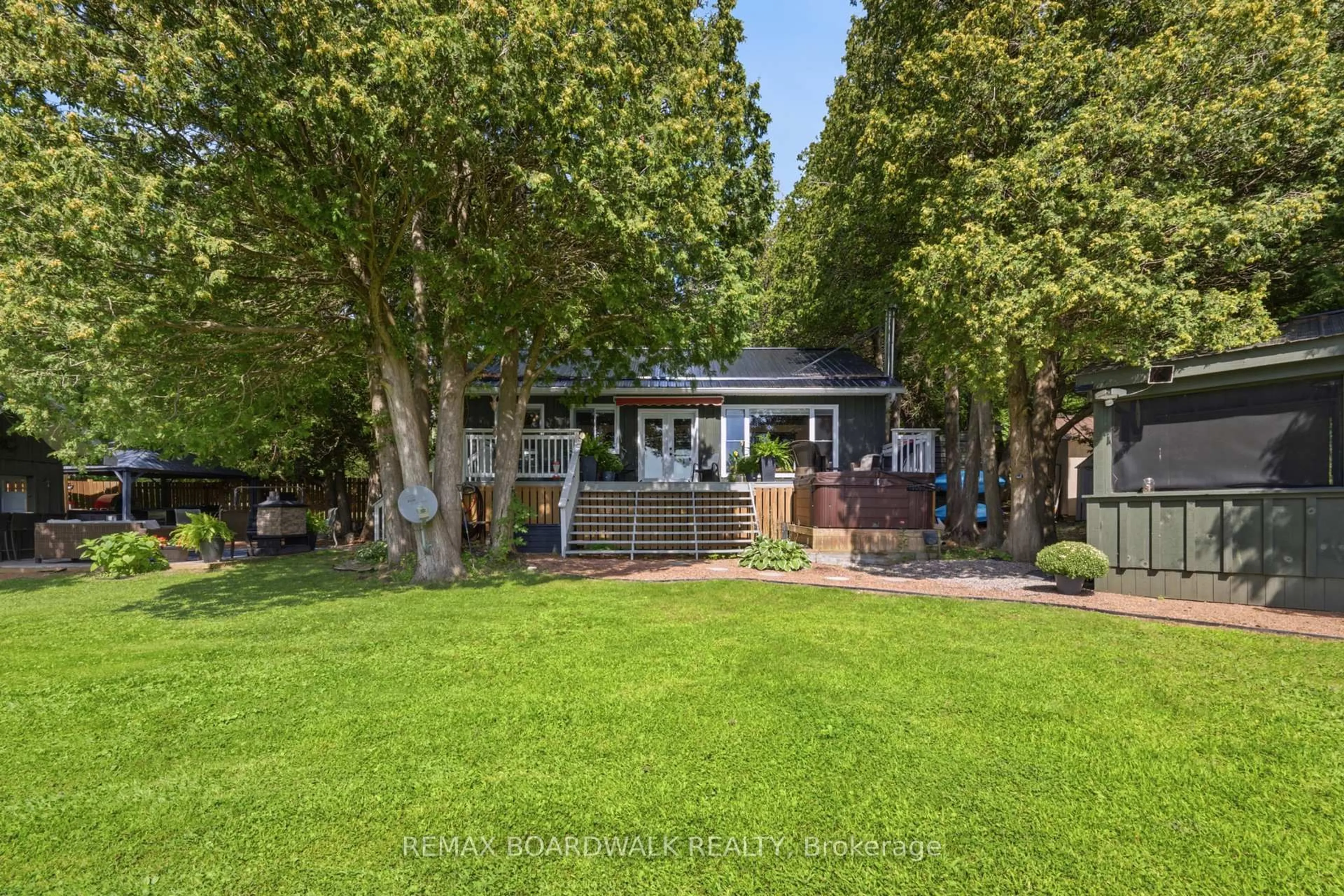 A pic from outside/outdoor area/front of a property/back of a property/a pic from drone, unknown for 180 Pilgrim Lane, Rideau Lakes Ontario K0E 1G0