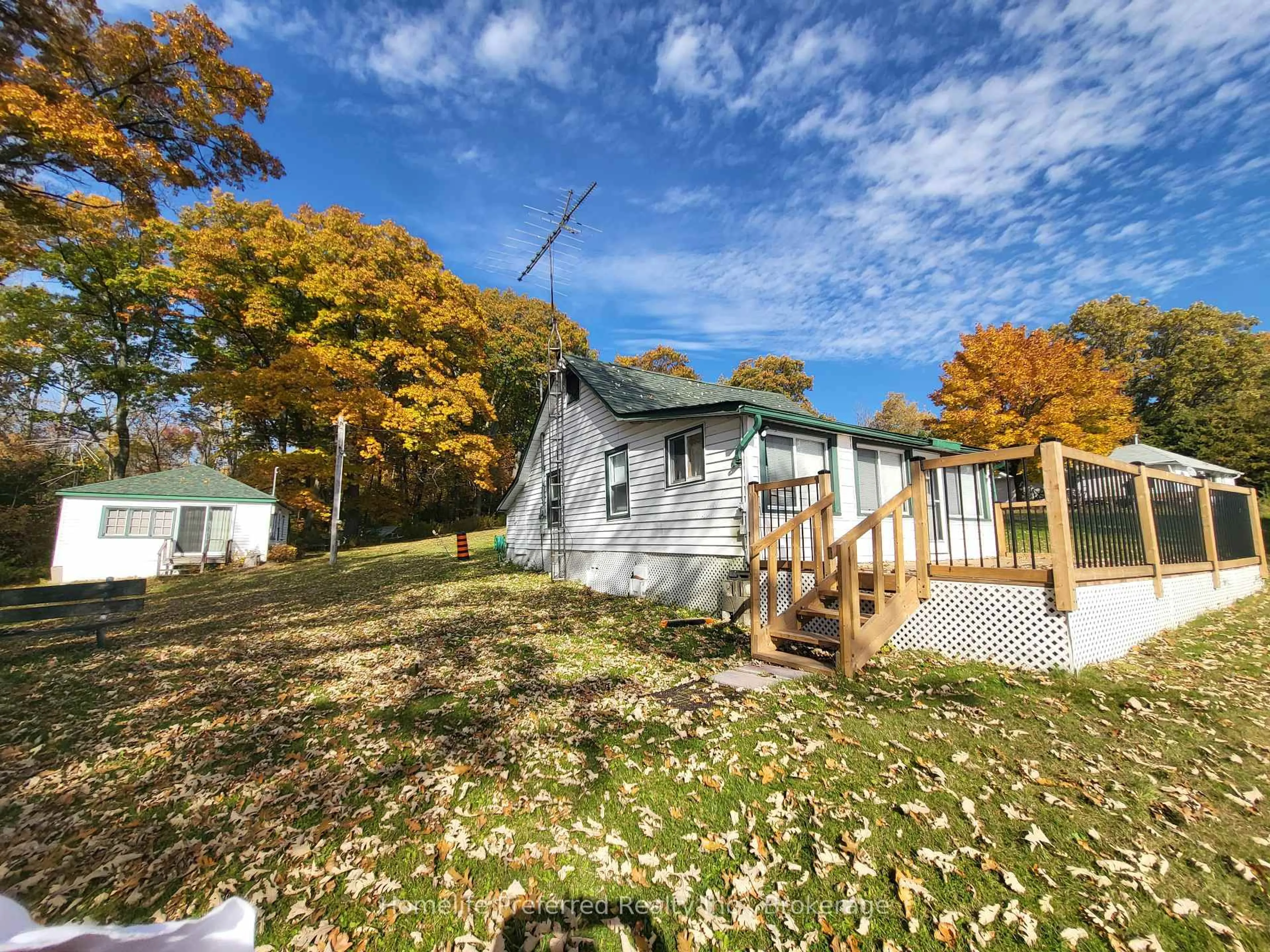 A pic from outside/outdoor area/front of a property/back of a property/a pic from drone, street for 80 Ivey Lane, Otonabee-South Monaghan Ontario K0L 2G0