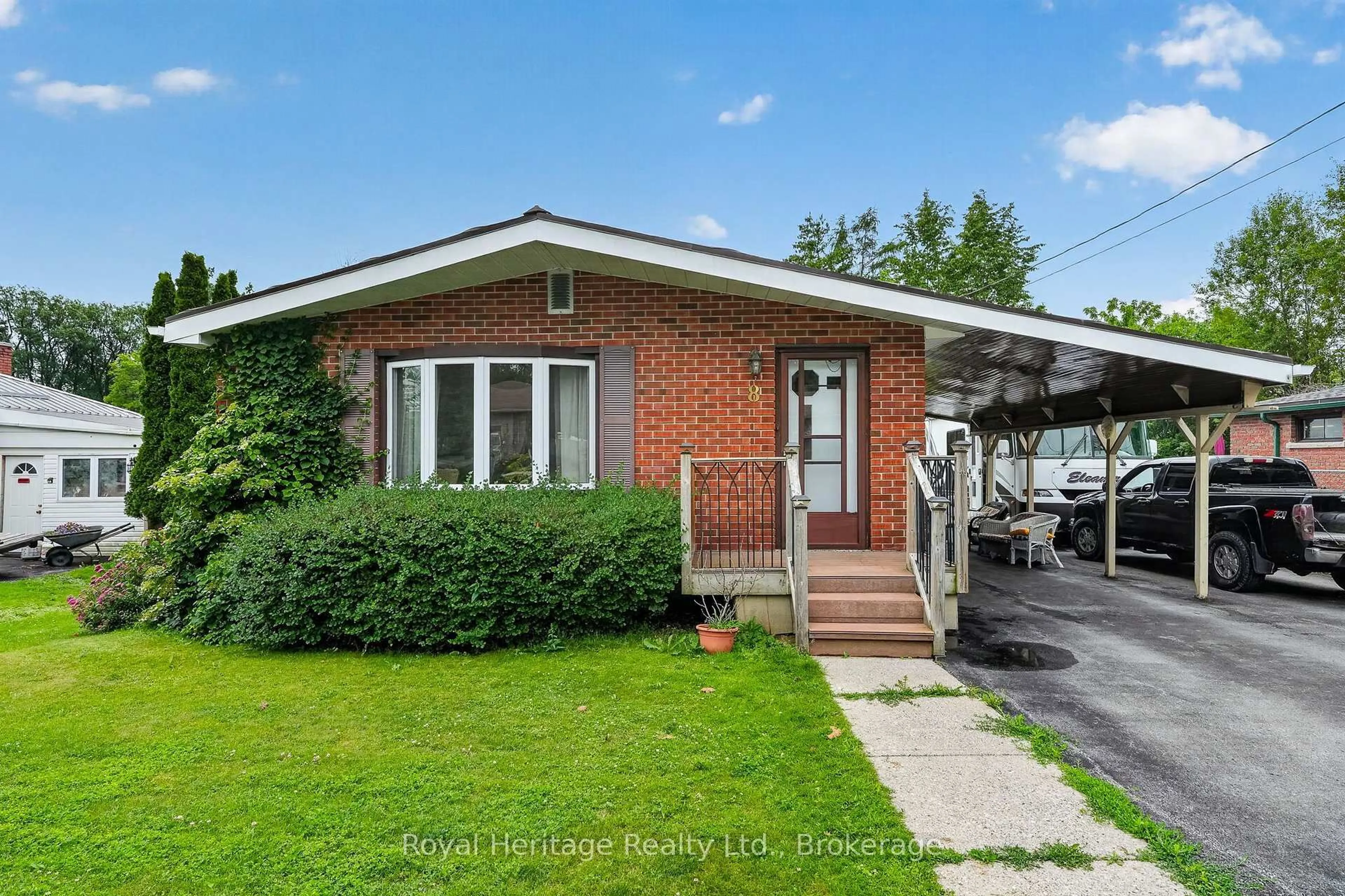 Home with brick exterior material, street for 8 Simmons St, Cramahe Ontario K0K 1S0