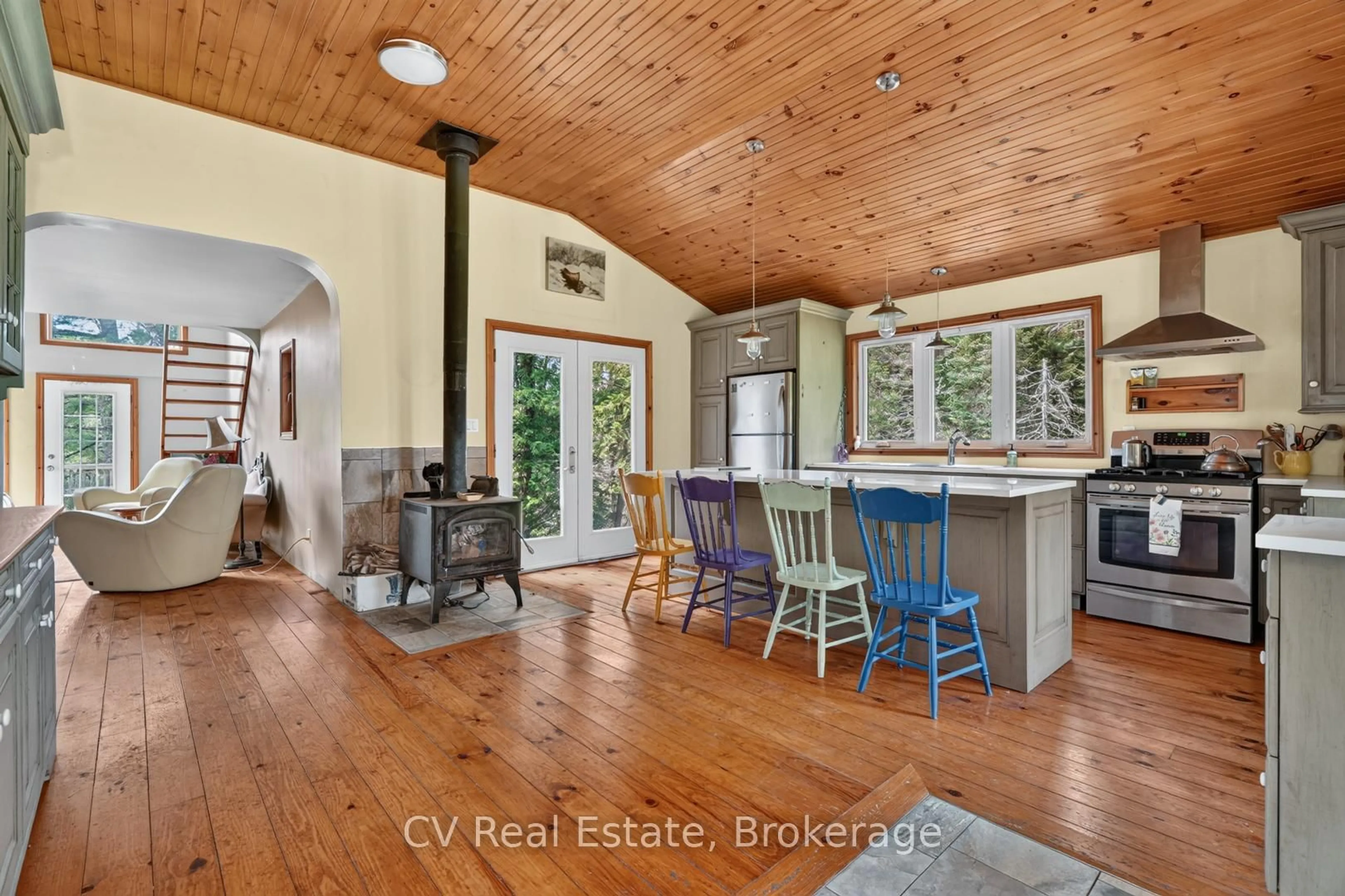 Open concept kitchen, unknown for 625 Chetwynd Rd, Armour Ontario P0A 1C0