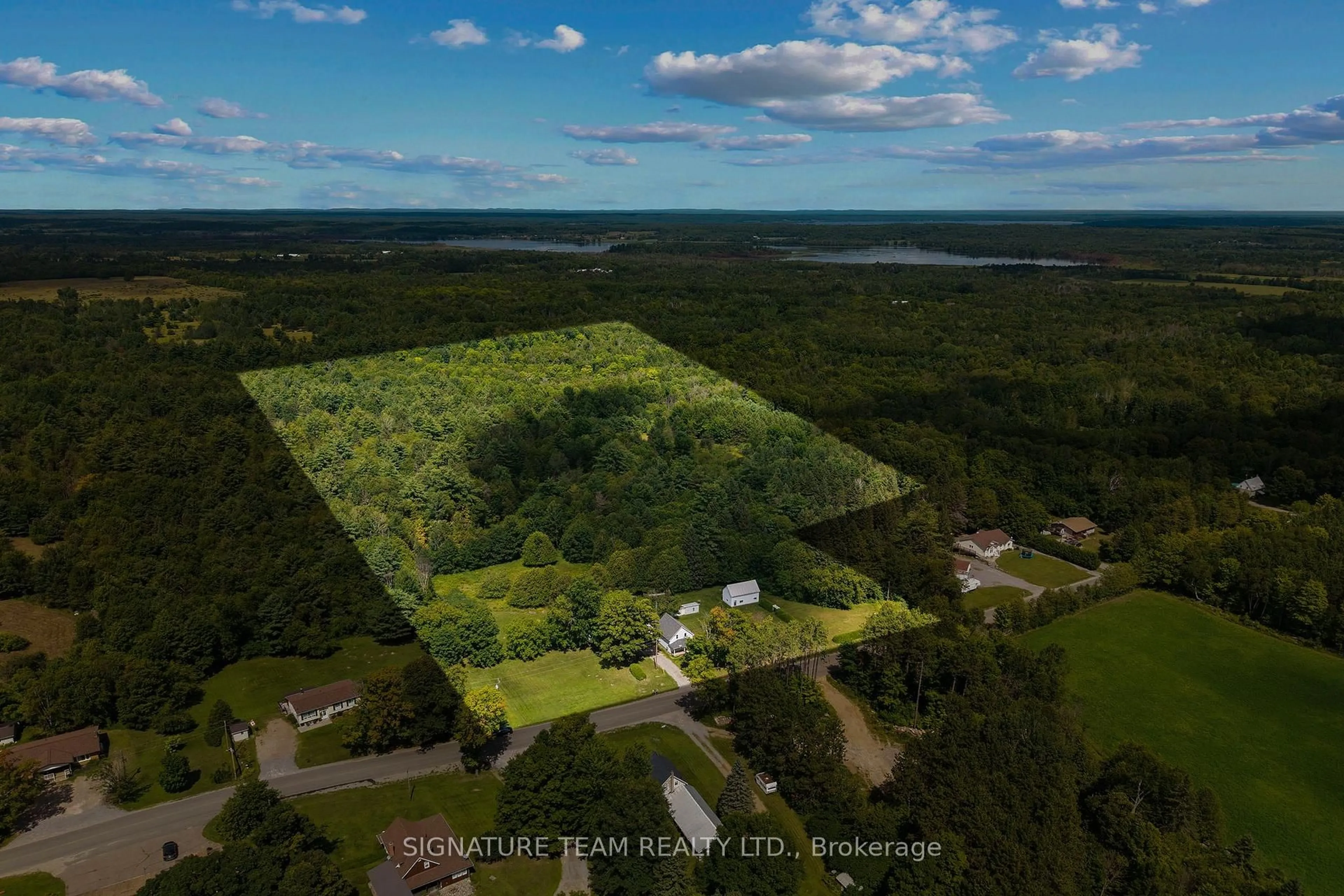 A pic from outside/outdoor area/front of a property/back of a property/a pic from drone, water/lake/river/ocean view for 1208 Augsburg Rd, Eganville Ontario K0J 1T0