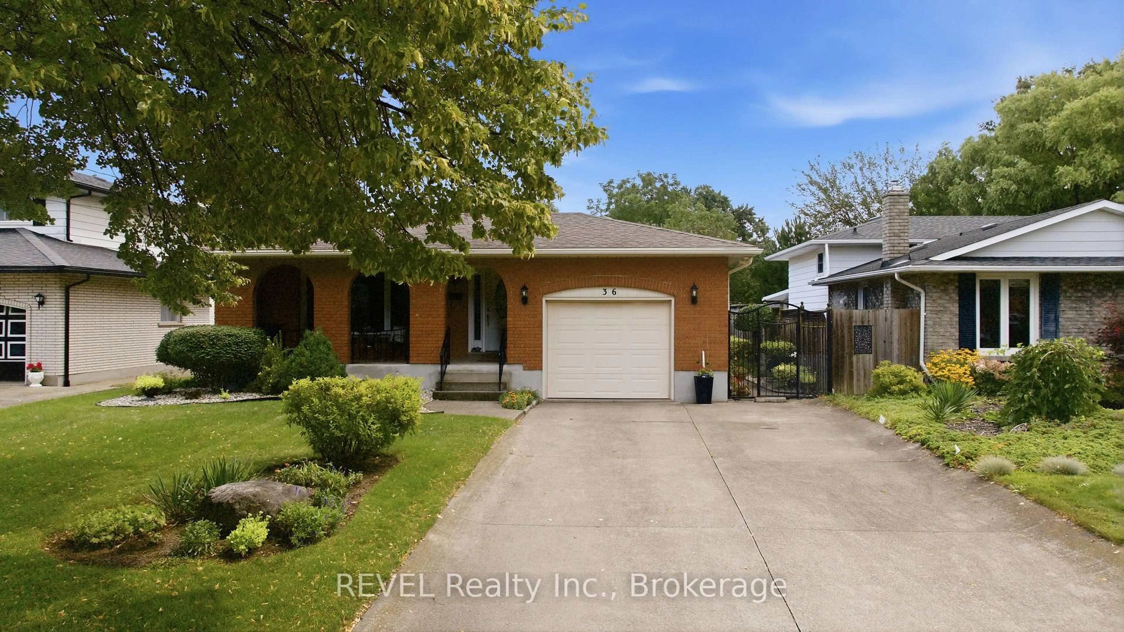Home with brick exterior material, street for 36 Ramsey St, St. Catharines Ontario L2N 2K1