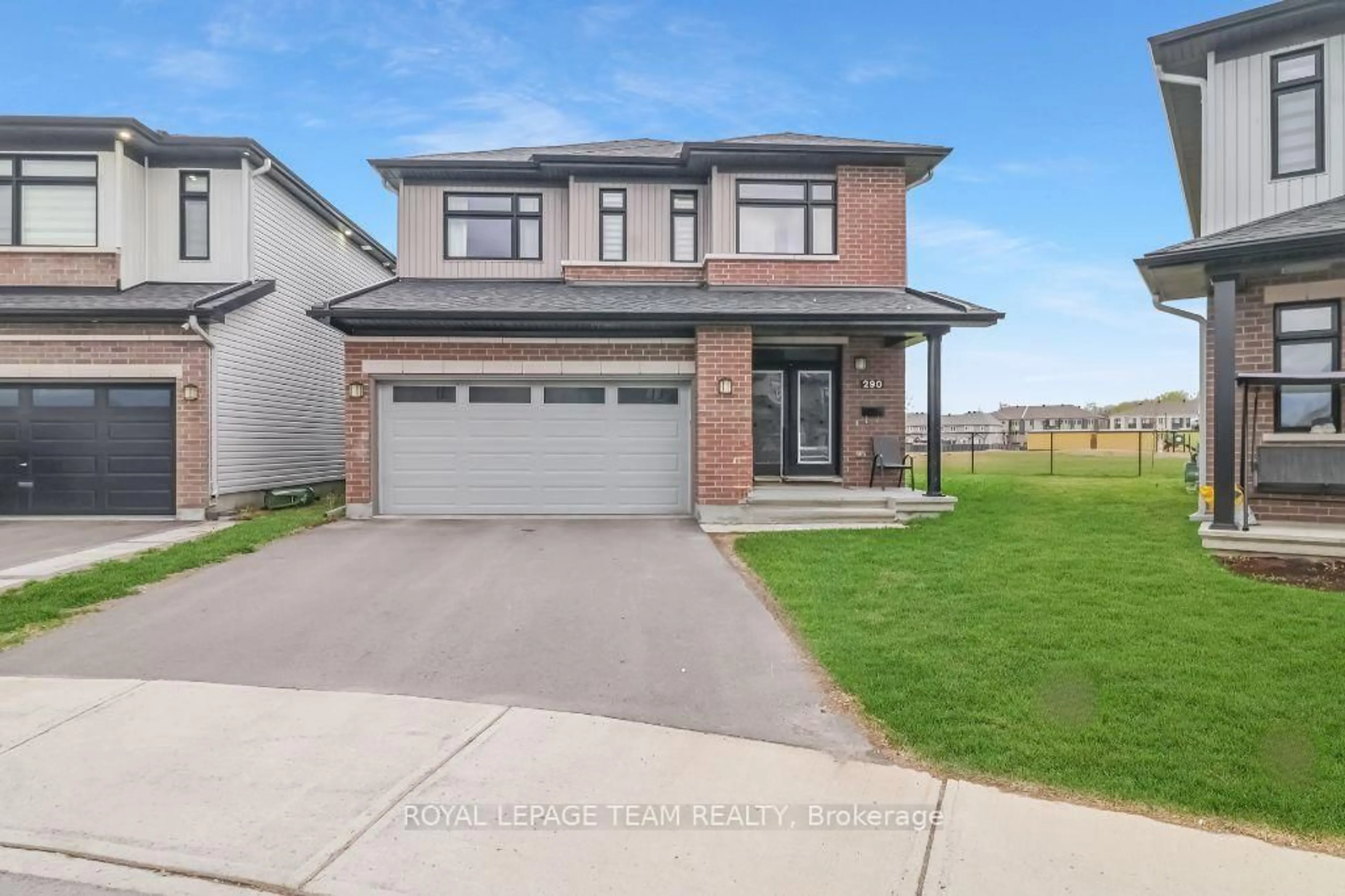 Home with brick exterior material, street for 290 Turnbuckle Cres, Ottawa Ontario K2J 7B7