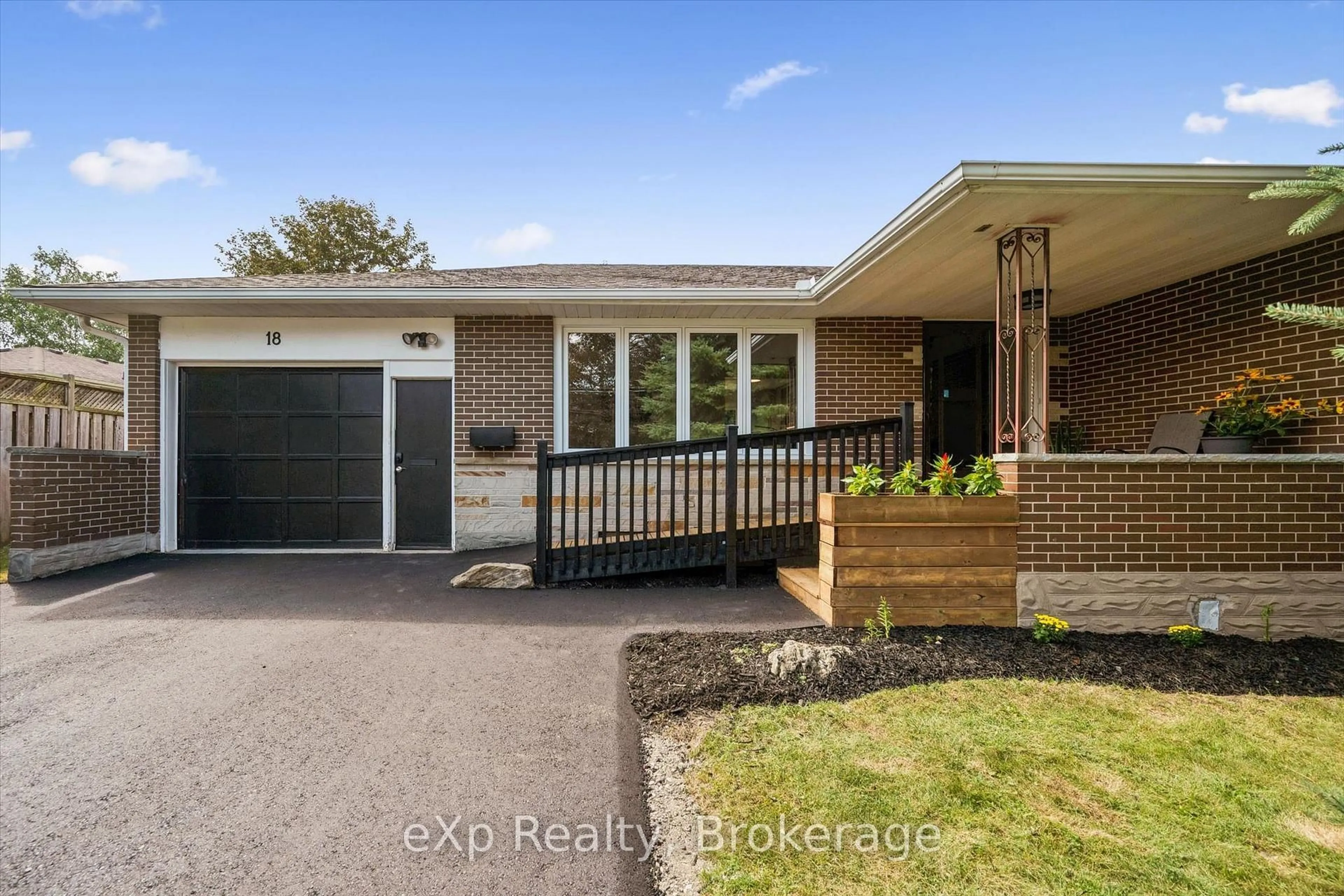 Home with brick exterior material, street for 18 Eleanor Crt, Guelph Ontario N1E 1S8
