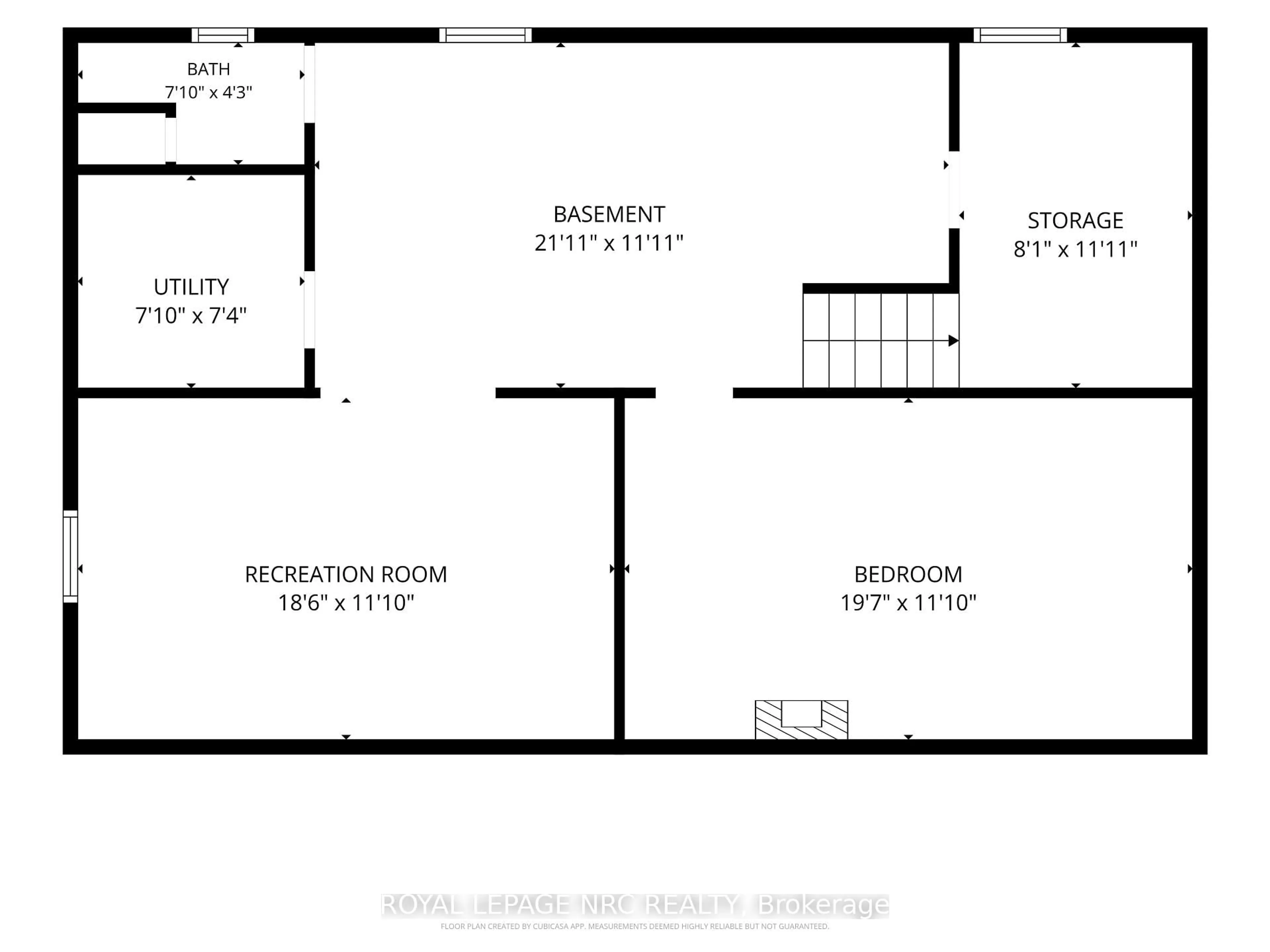 Floor plan for 7427 Merritt Ave, Niagara Falls Ontario L2G 5C3