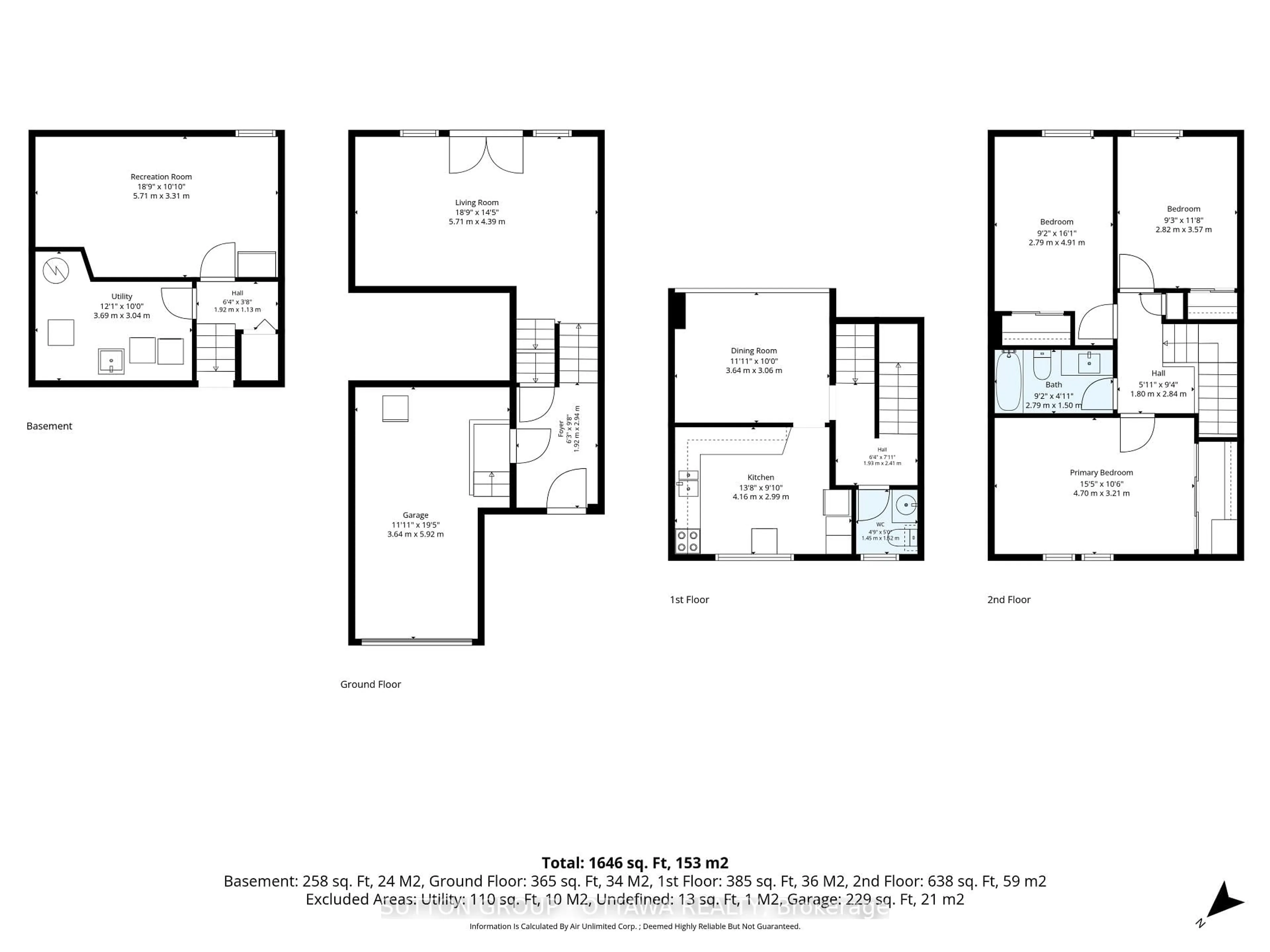 Floor plan for 2415 Southvale Cres #71, Ottawa Ontario K1B 4V1