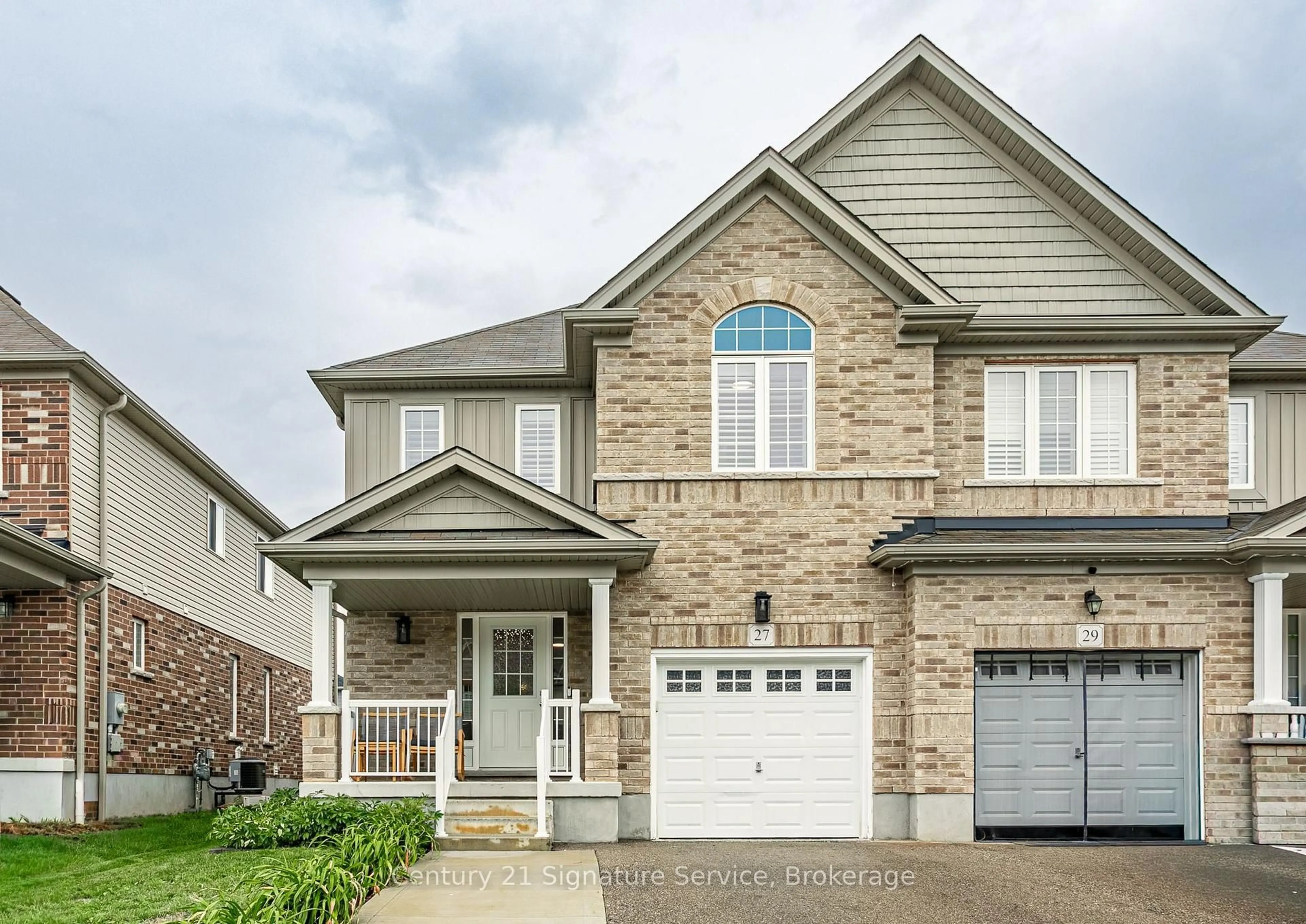 Home with brick exterior material, street for 27 Freer Dr, North Dumfries Ontario N0B 1E0