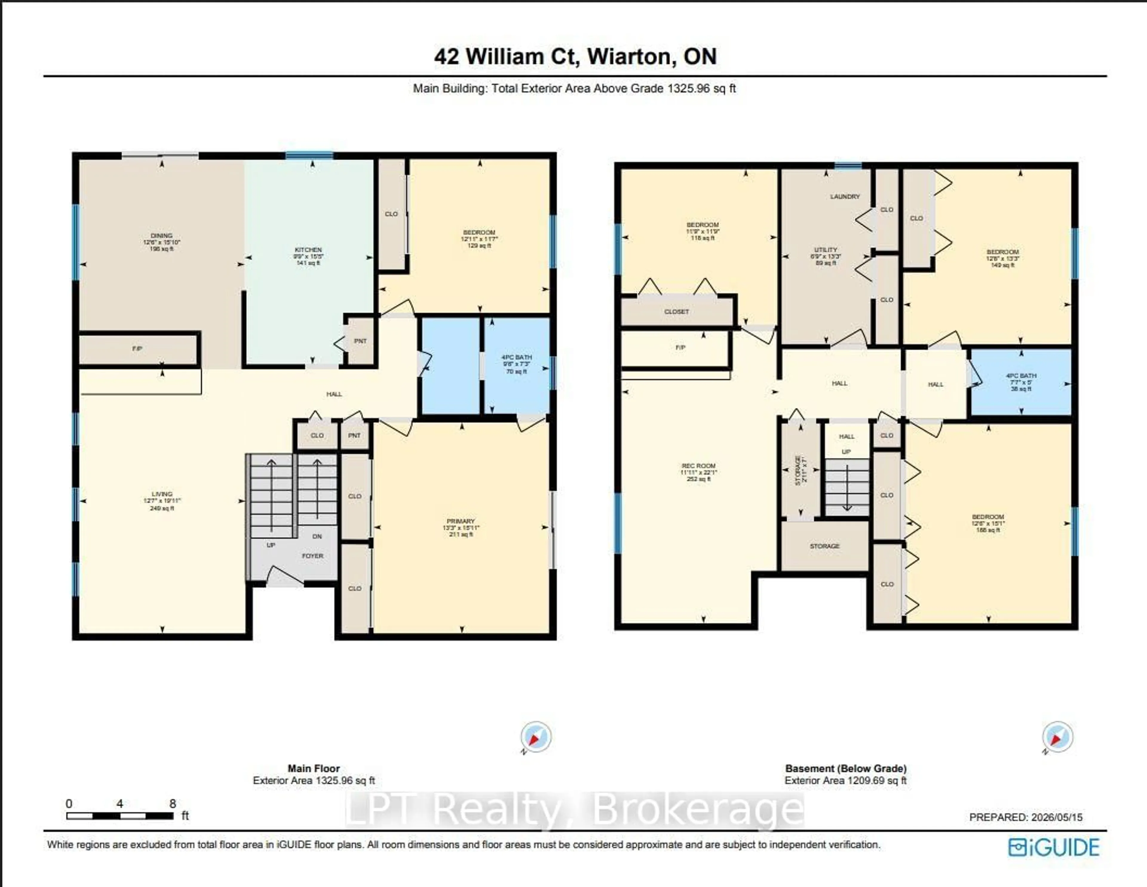 Floor plan for 42 William Crt, South Bruce Peninsula Ontario N0H 2T0