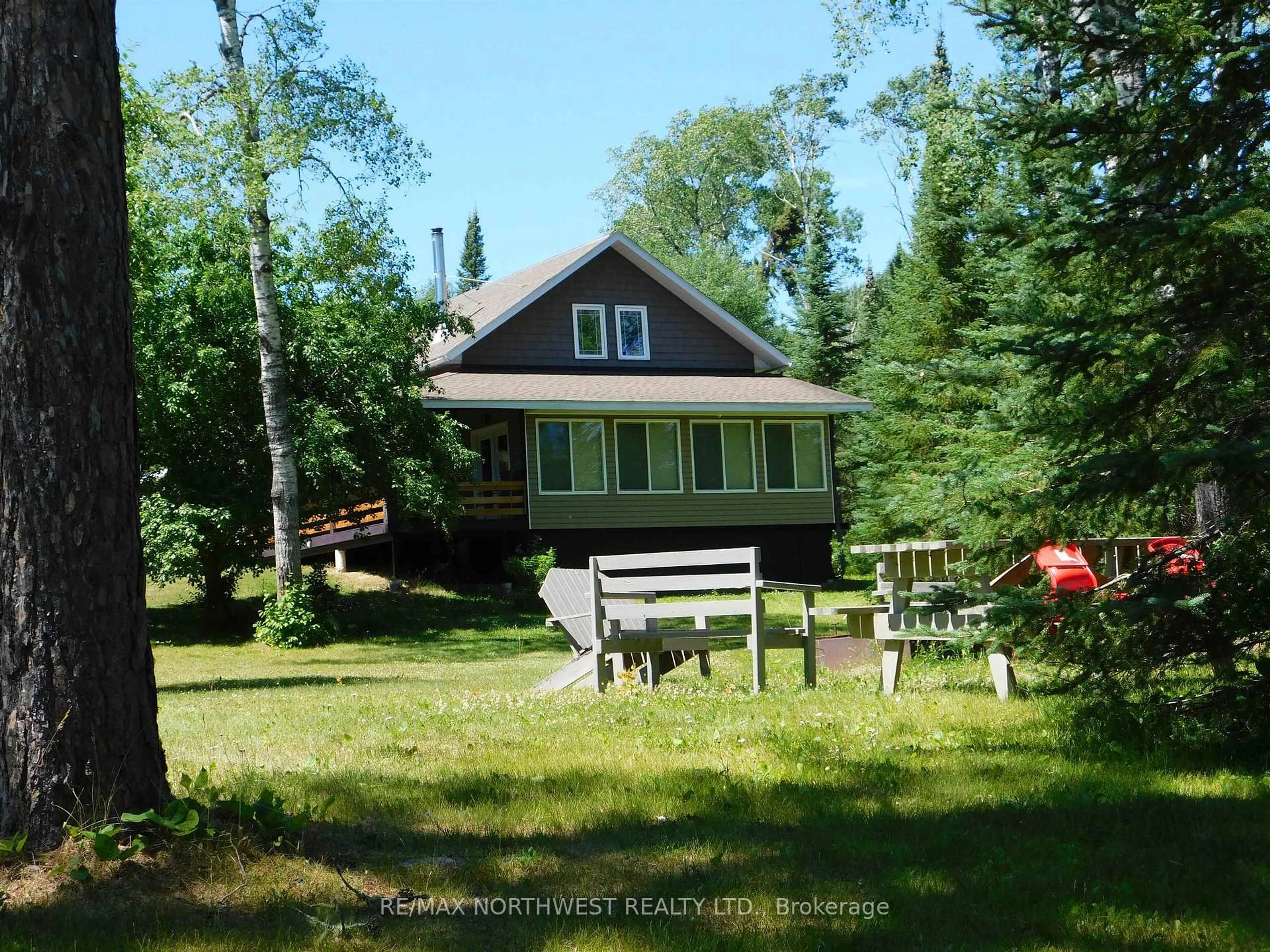 A pic from outside/outdoor area/front of a property/back of a property/a pic from drone, unknown for 331 Townline Rd, Machin Ontario P0V 1S0