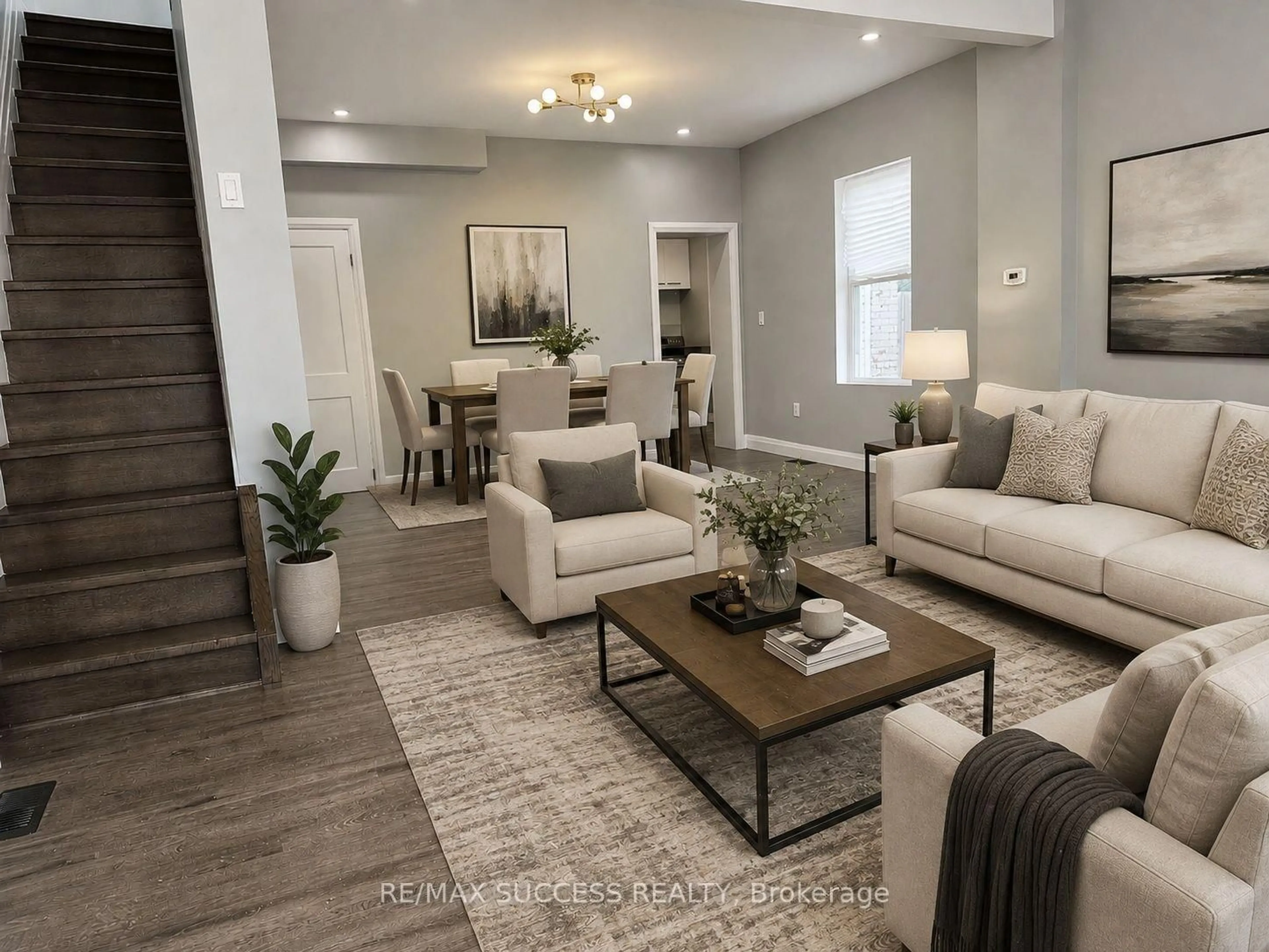 Living room with furniture, unknown for 21 Webling St, Brantford Ontario N3S 2S8