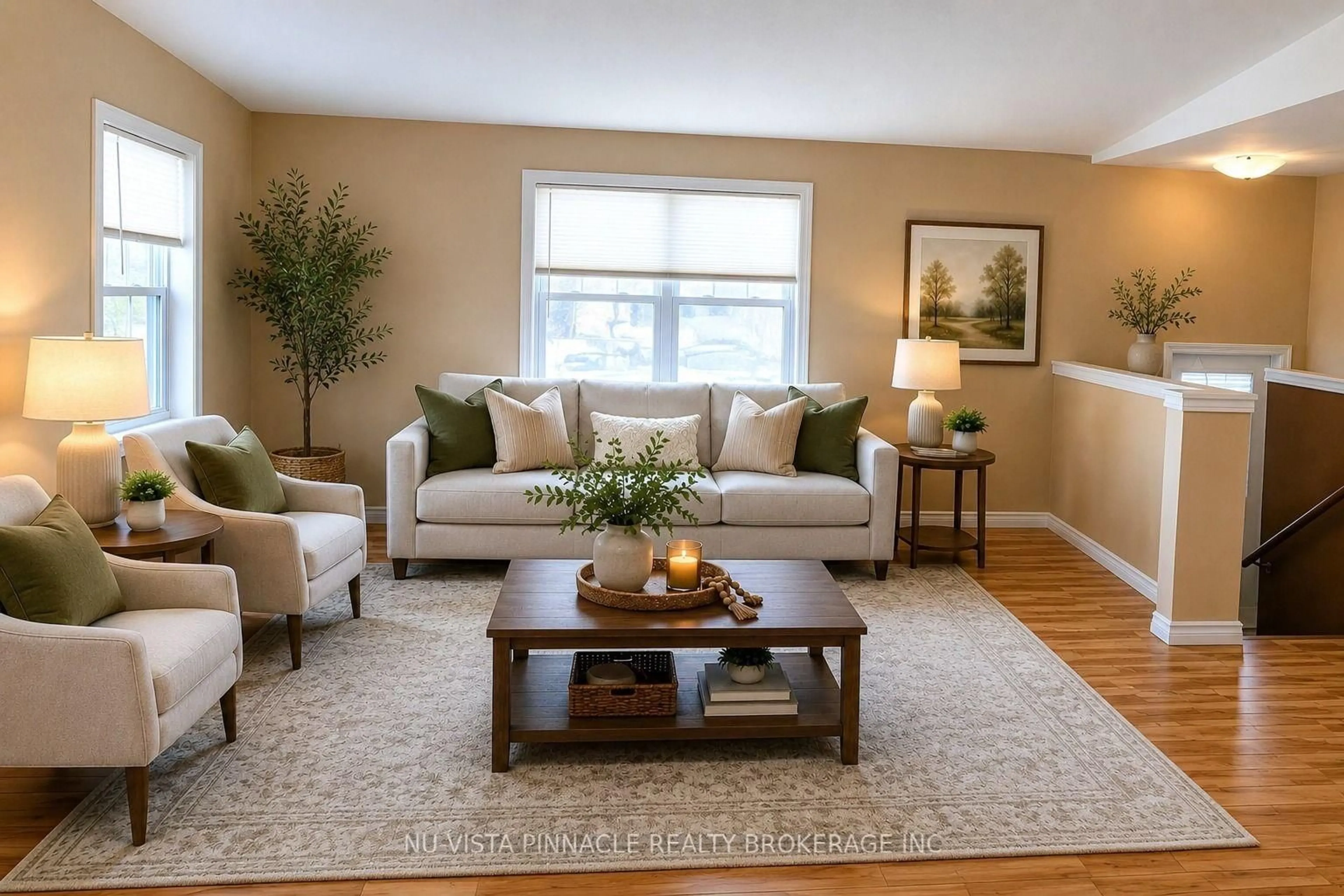 Living room with furniture, carpet floor for 434 Egerton St, London East Ontario N5W 3Z4