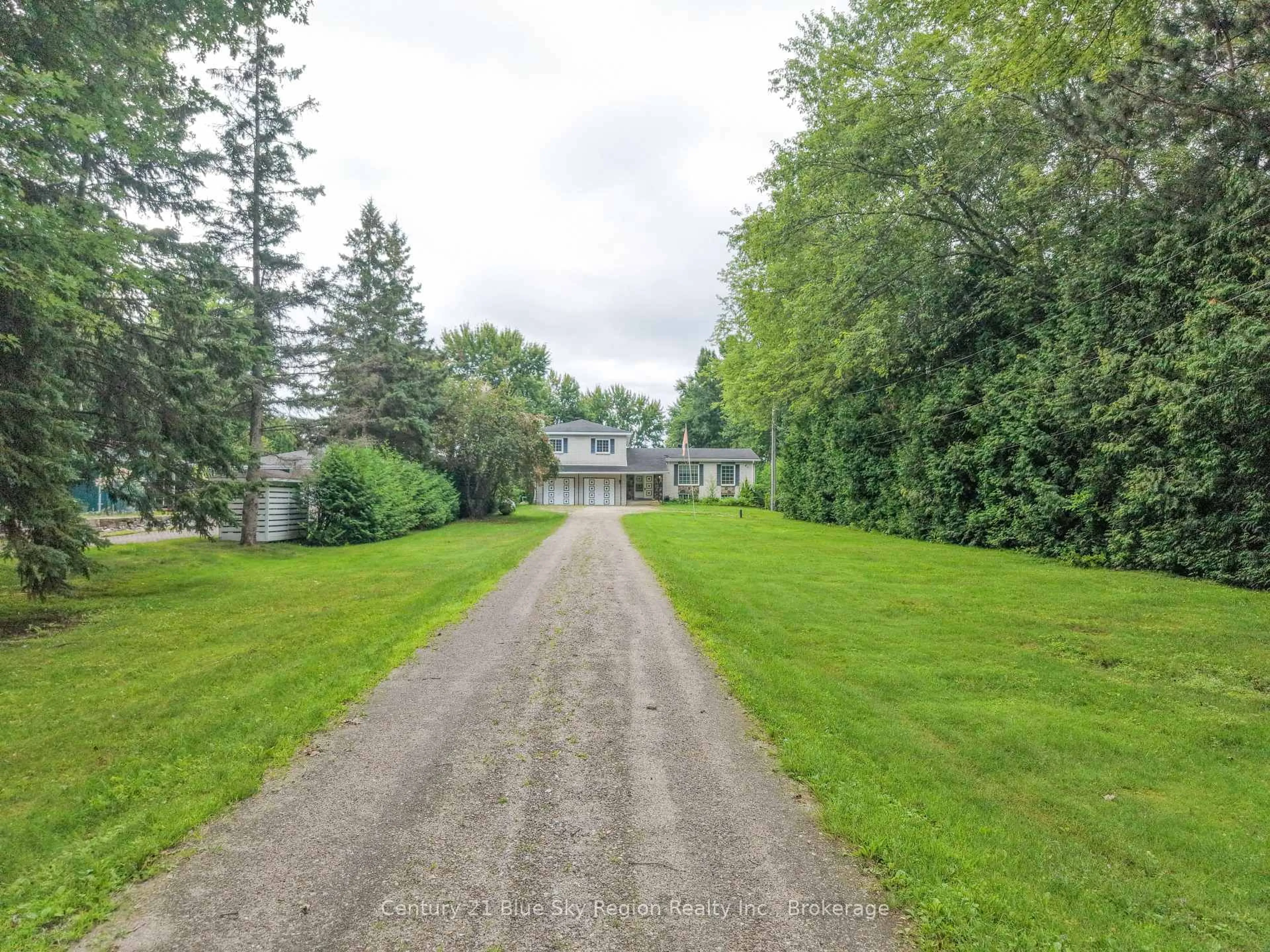 A pic from outside/outdoor area/front of a property/back of a property/a pic from drone, street for 474 Marleau Rd, West Nipissing Ontario P2B 2X2