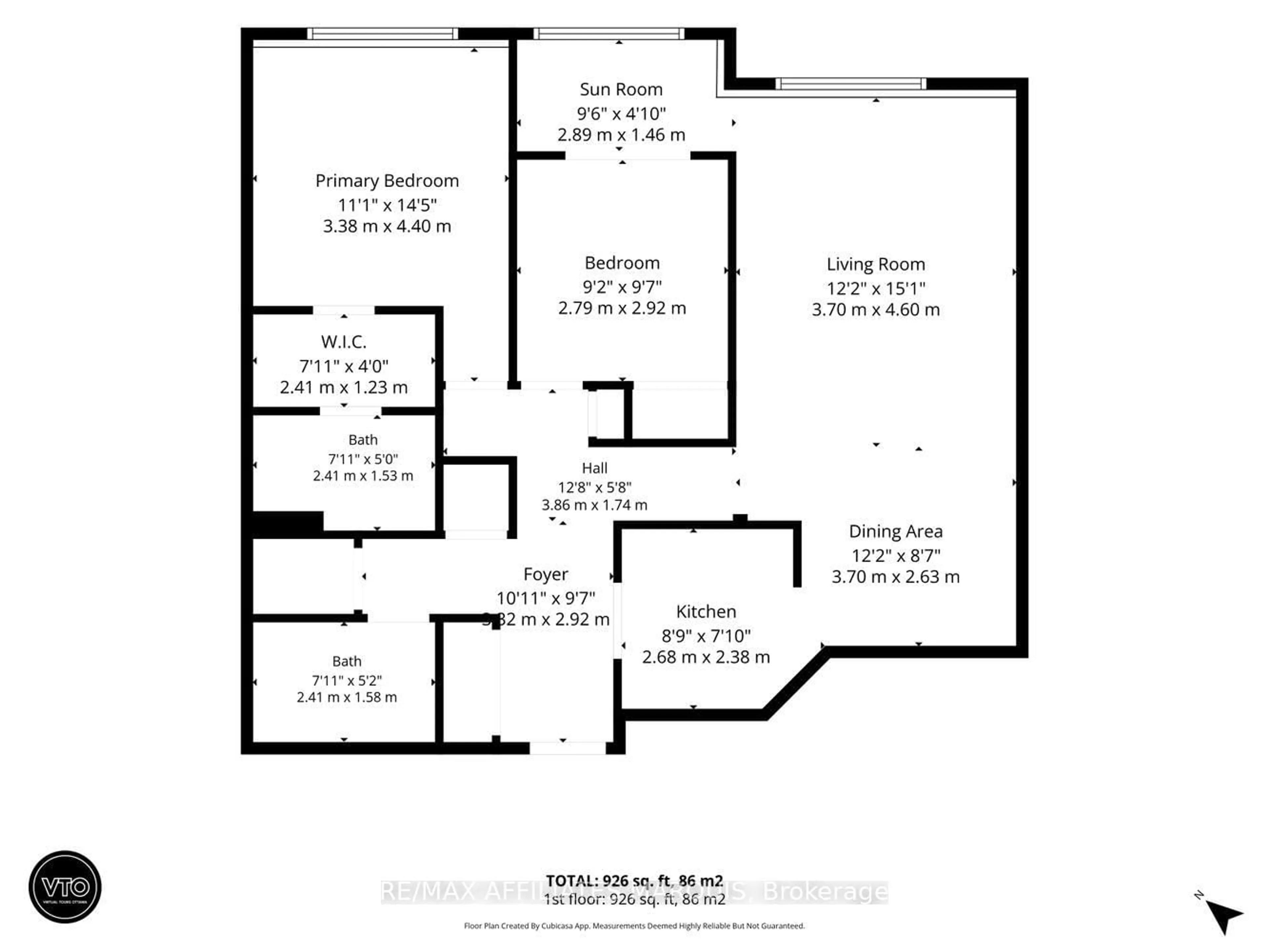 Floor plan for 10 Armstrong Dr #106, Smiths Falls Ontario K7A 5H8
