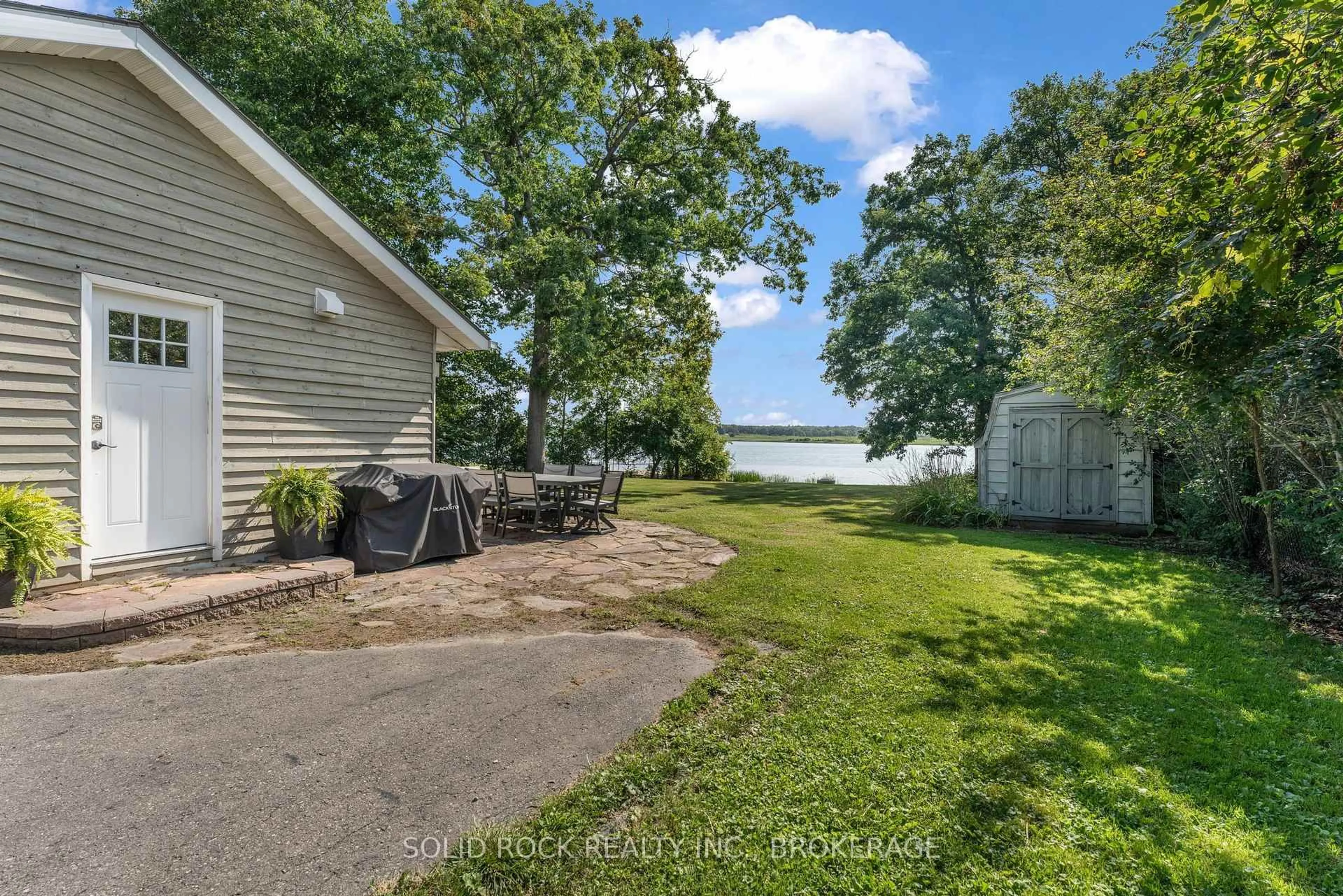 Patio, water/lake/river/ocean view for 65 Blue Heron Lane, Gananoque Ontario K7G 2V6