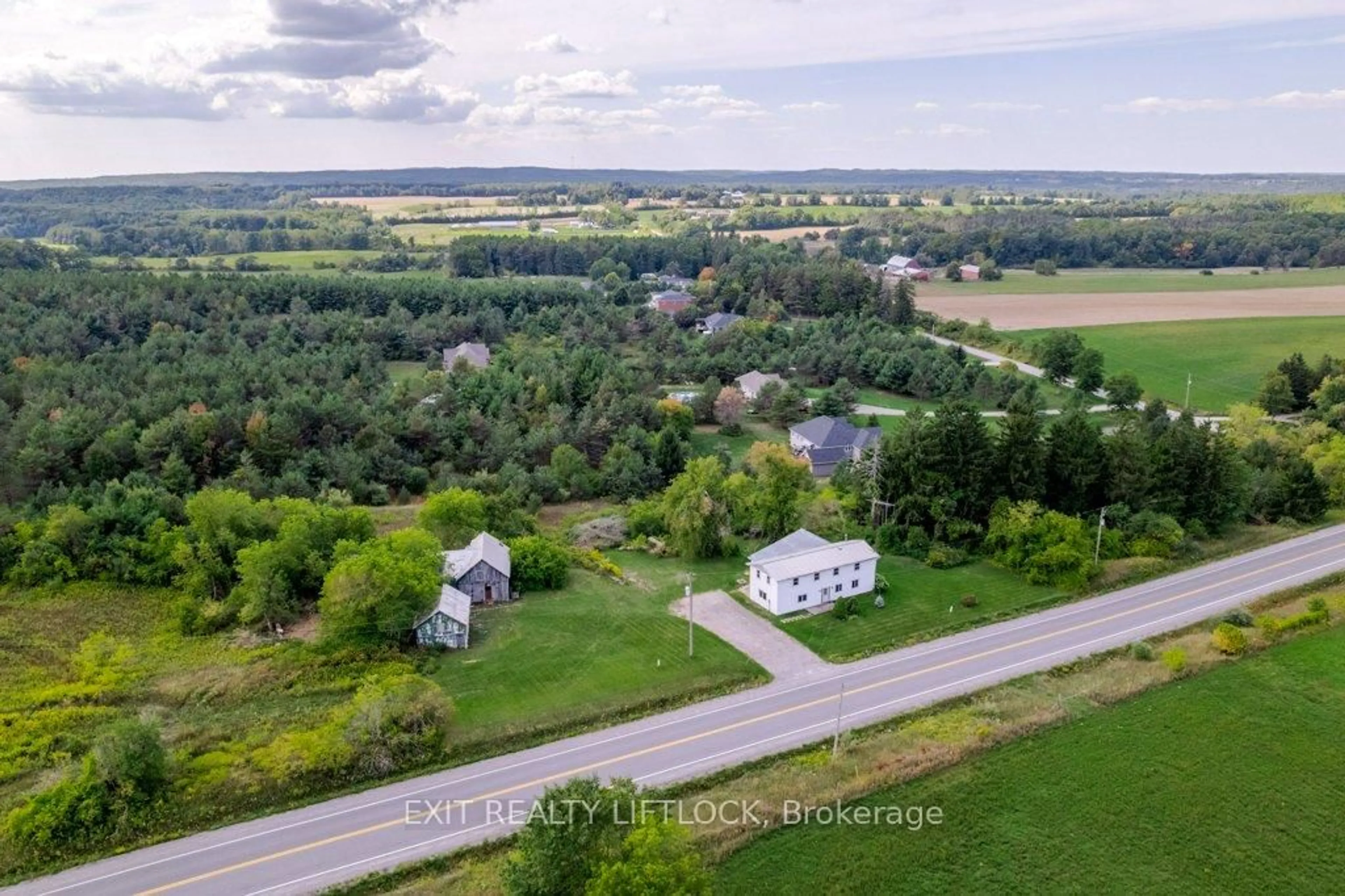 A pic from outside/outdoor area/front of a property/back of a property/a pic from drone, unknown for 194 County Rd 10, Cavan Monaghan Ontario L0A 1G0