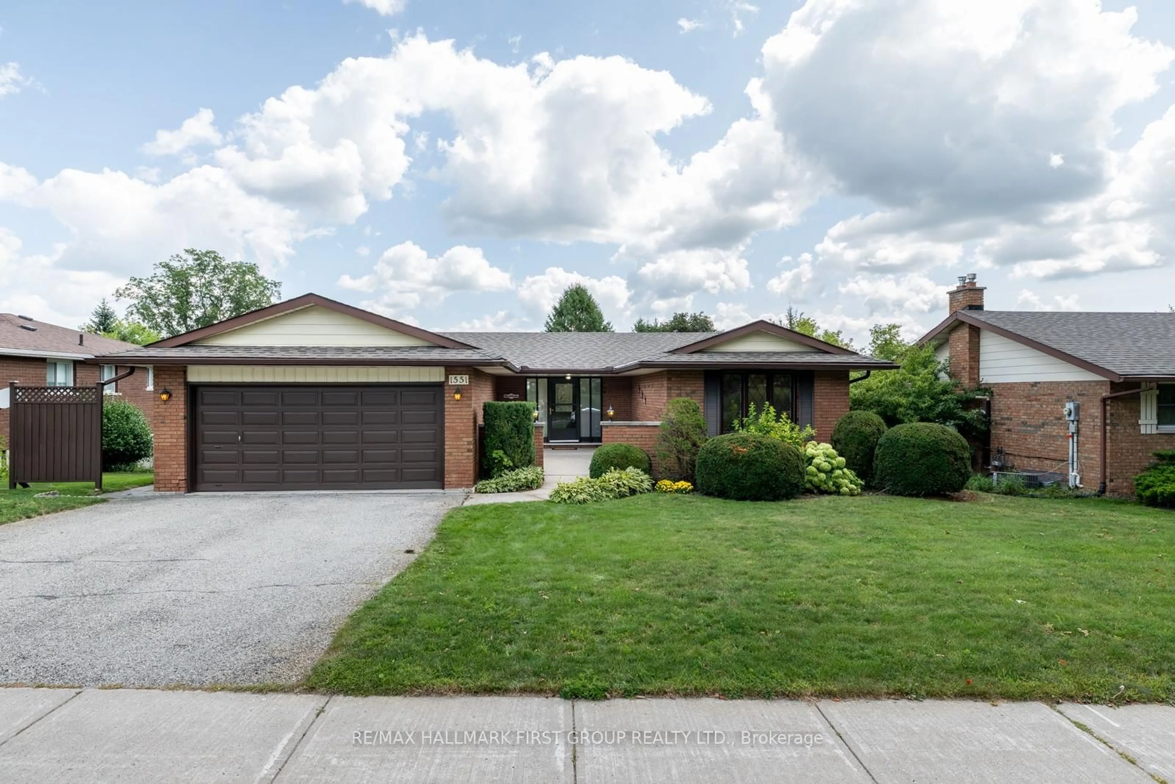 Home with brick exterior material, street for 1551 Cherryhill Rd, Peterborough Ontario K9K 1A7