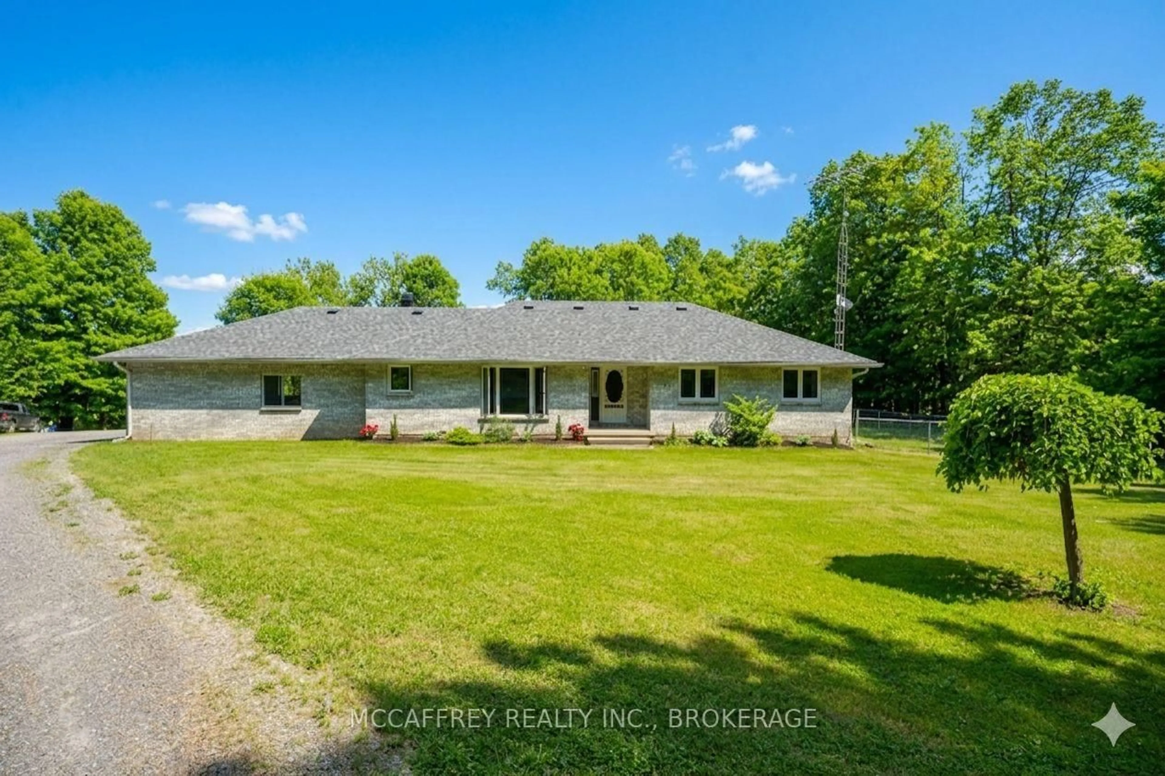 A pic from outside/outdoor area/front of a property/back of a property/a pic from drone, water/lake/river/ocean view for 51 Luffman Rd, Tweed Ontario K0K 2L0