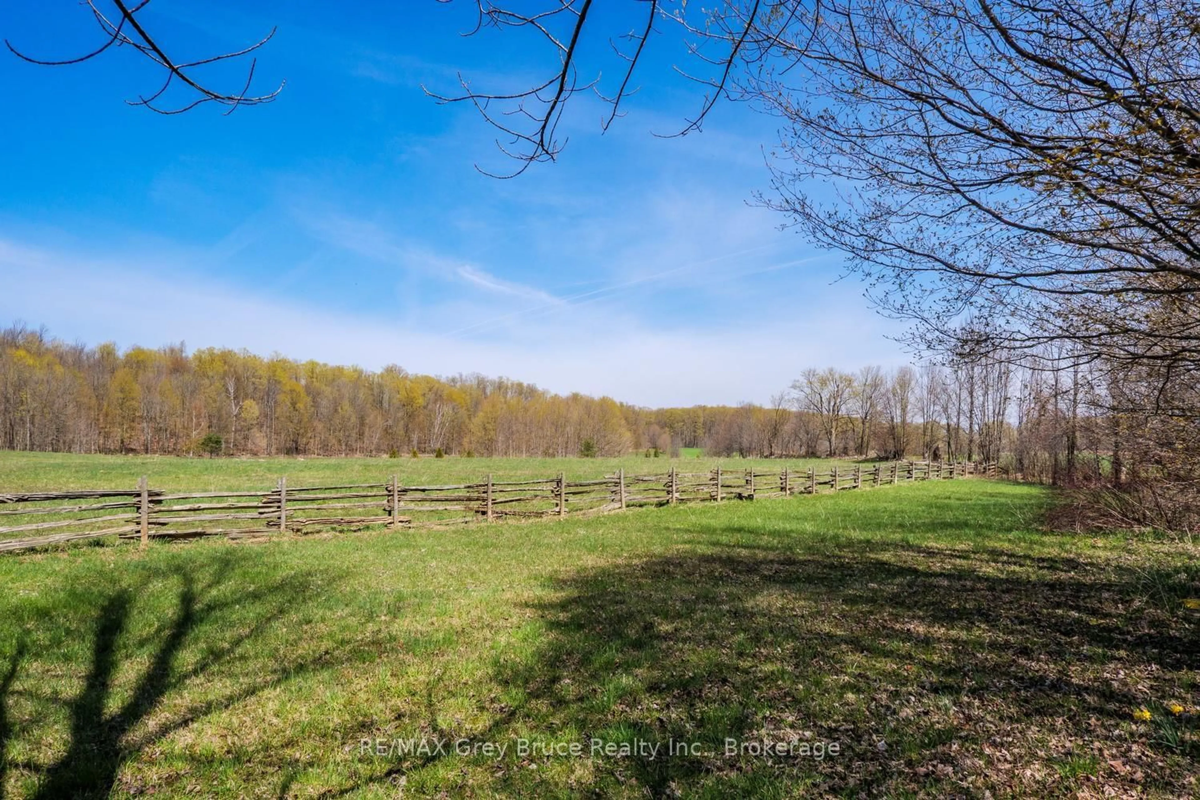 A pic from outside/outdoor area/front of a property/back of a property/a pic from drone, forest/trees view for 130 Crooked Hill Rd, South Bruce Peninsula Ontario N0H 1A0