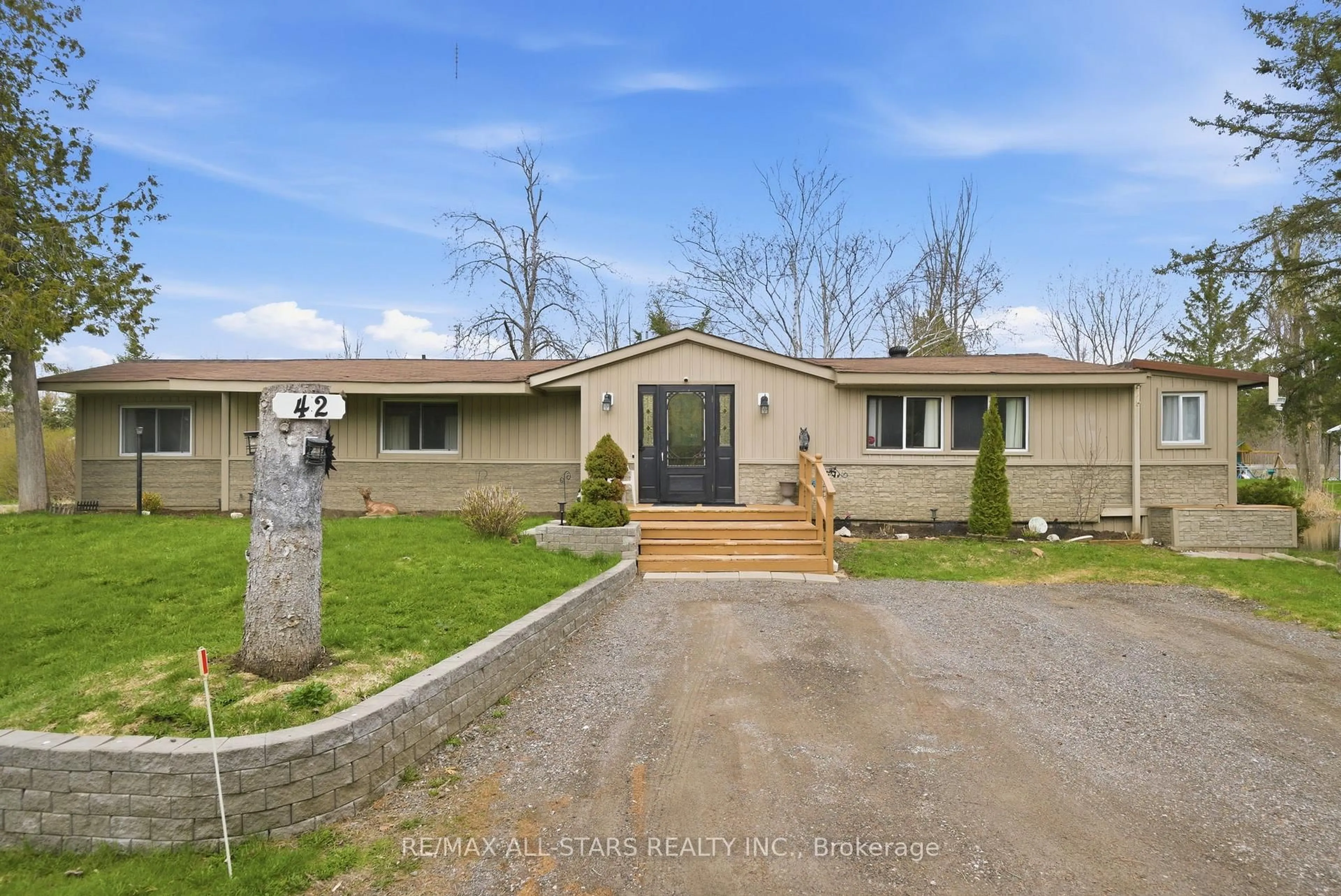 A pic from outside/outdoor area/front of a property/back of a property/a pic from drone, street for 42 Otter Line, Kawartha Lakes Ontario K9V 0K1