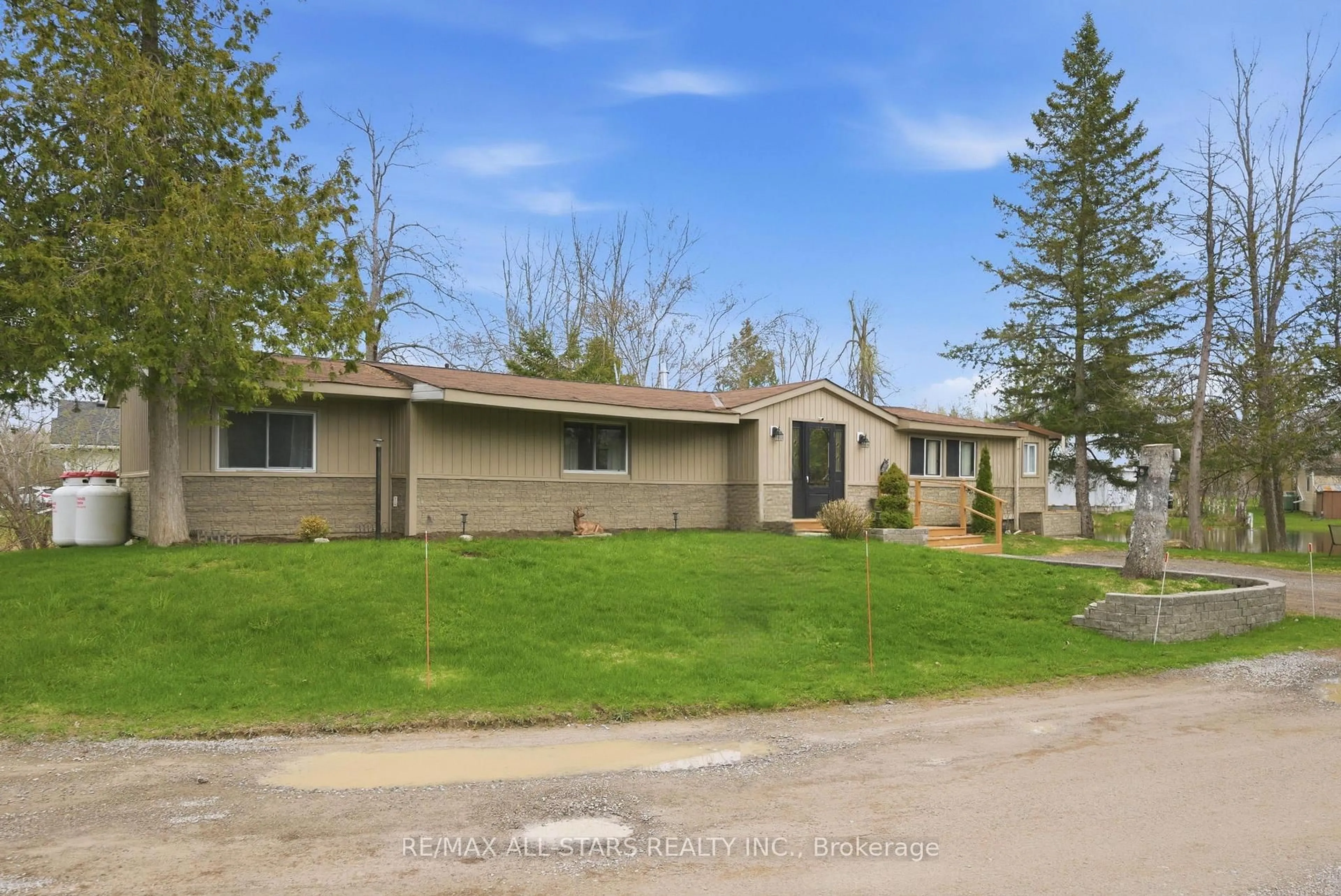 A pic from outside/outdoor area/front of a property/back of a property/a pic from drone, street for 42 Otter Line, Kawartha Lakes Ontario K9V 0K1