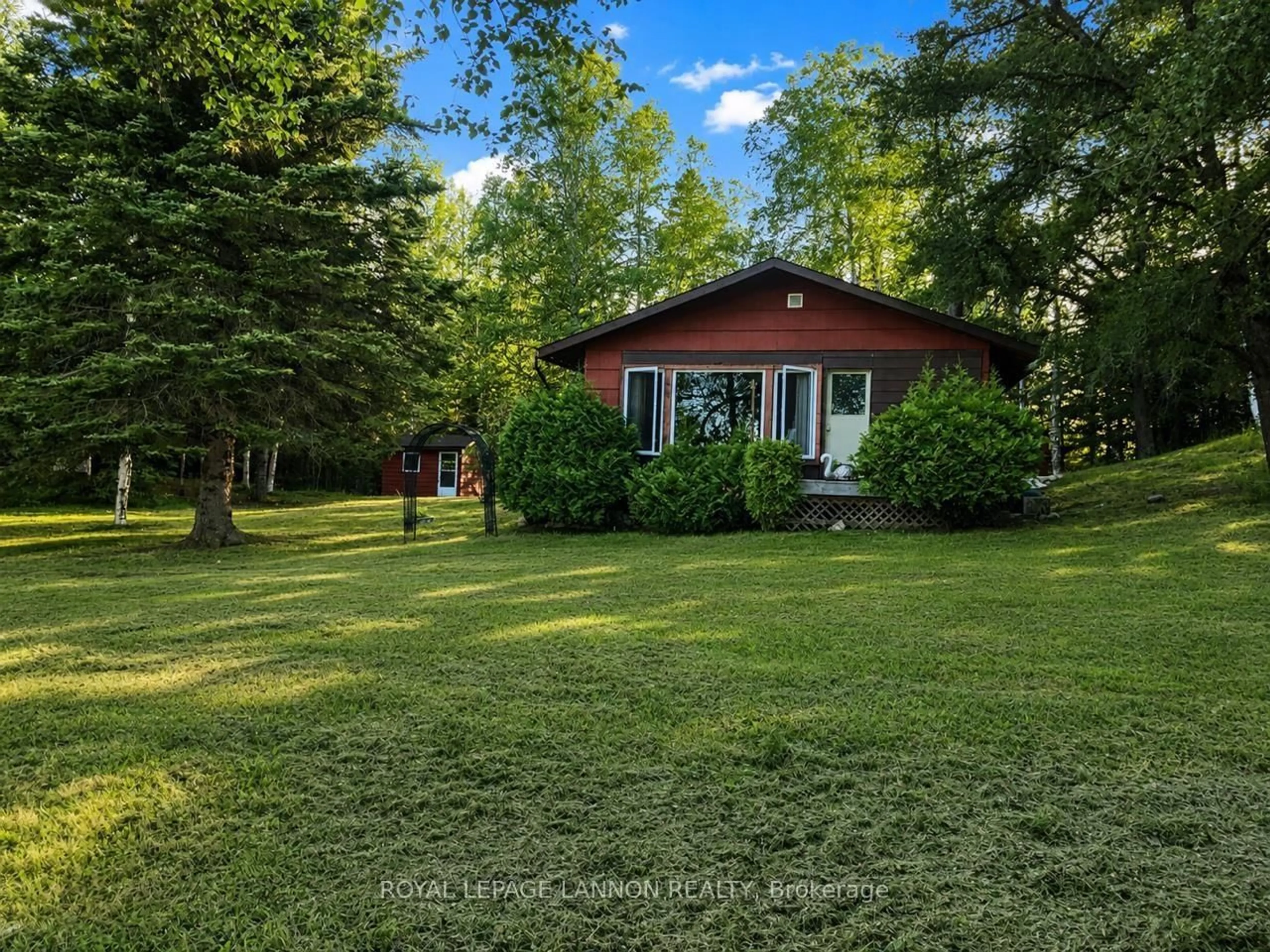 A pic from outside/outdoor area/front of a property/back of a property/a pic from drone, forest/trees view for 0 CRANBERRY, Thunder Bay Remote Area Ontario P0T 2T0