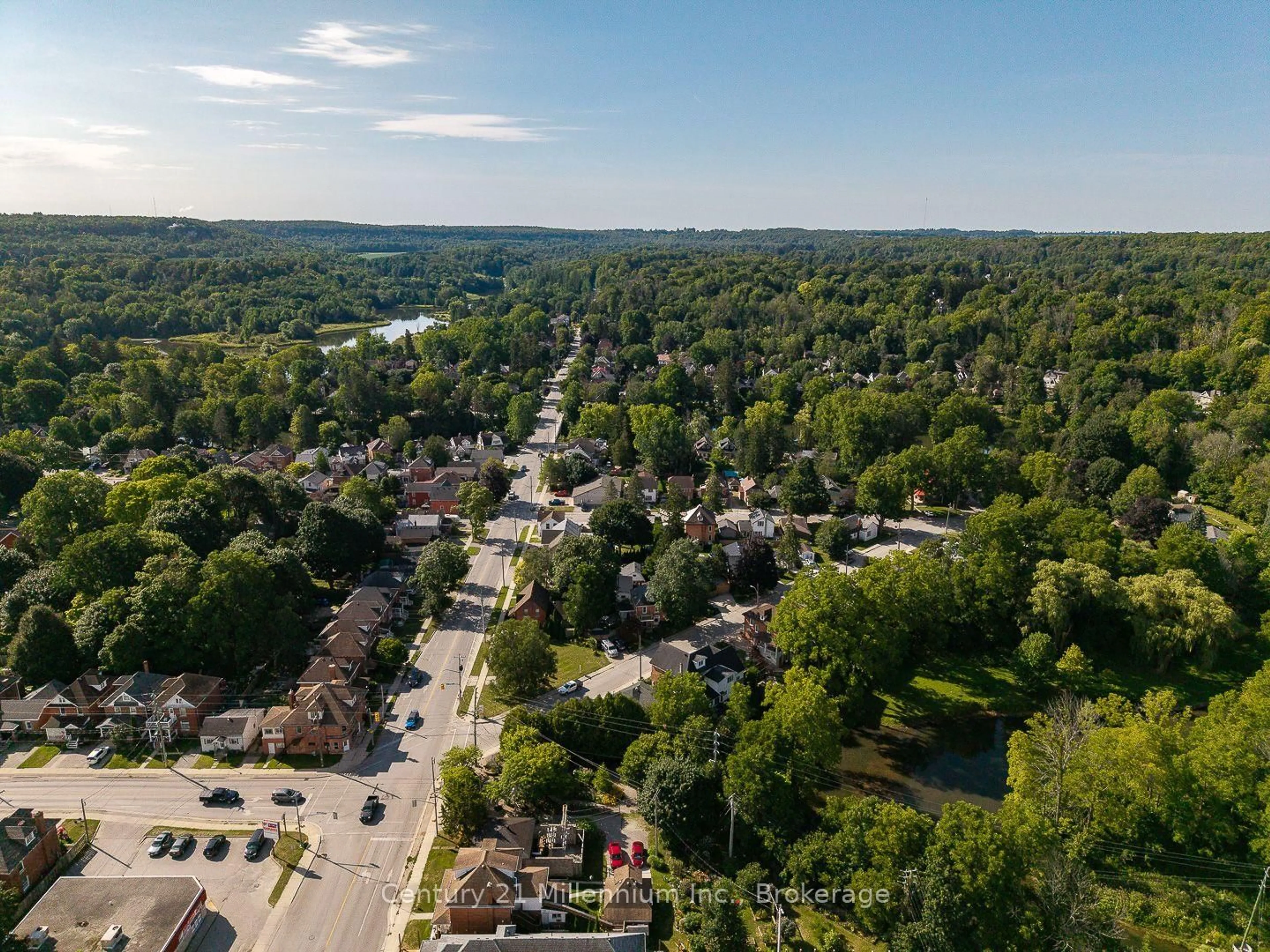 A pic from outside/outdoor area/front of a property/back of a property/a pic from drone, unknown for 169 5th A St, Owen Sound Ontario N4K 1E7