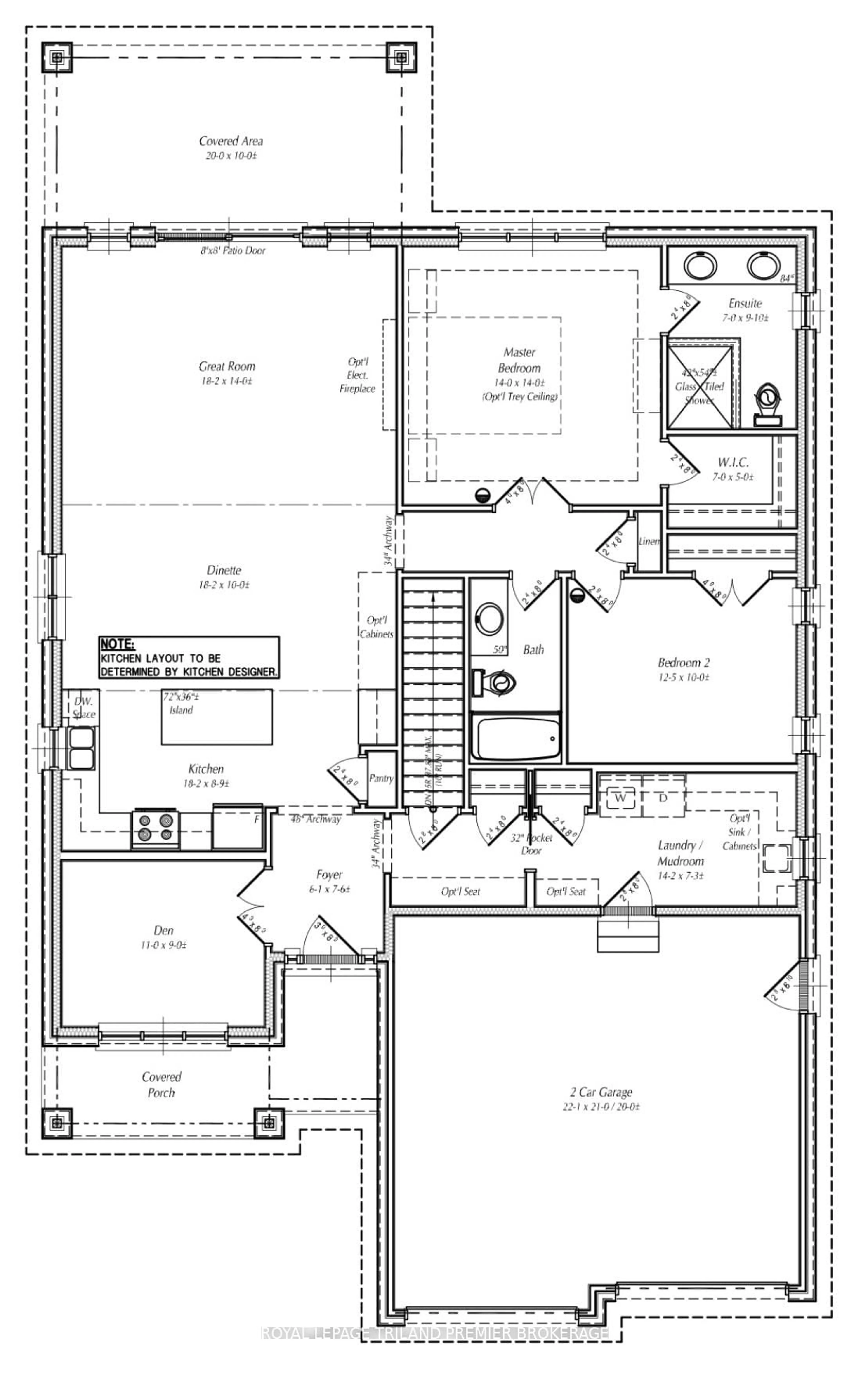 Floor plan for LOT 52 WIDDER ESTATES Dr, Lambton Shores Ontario N0M 2N0