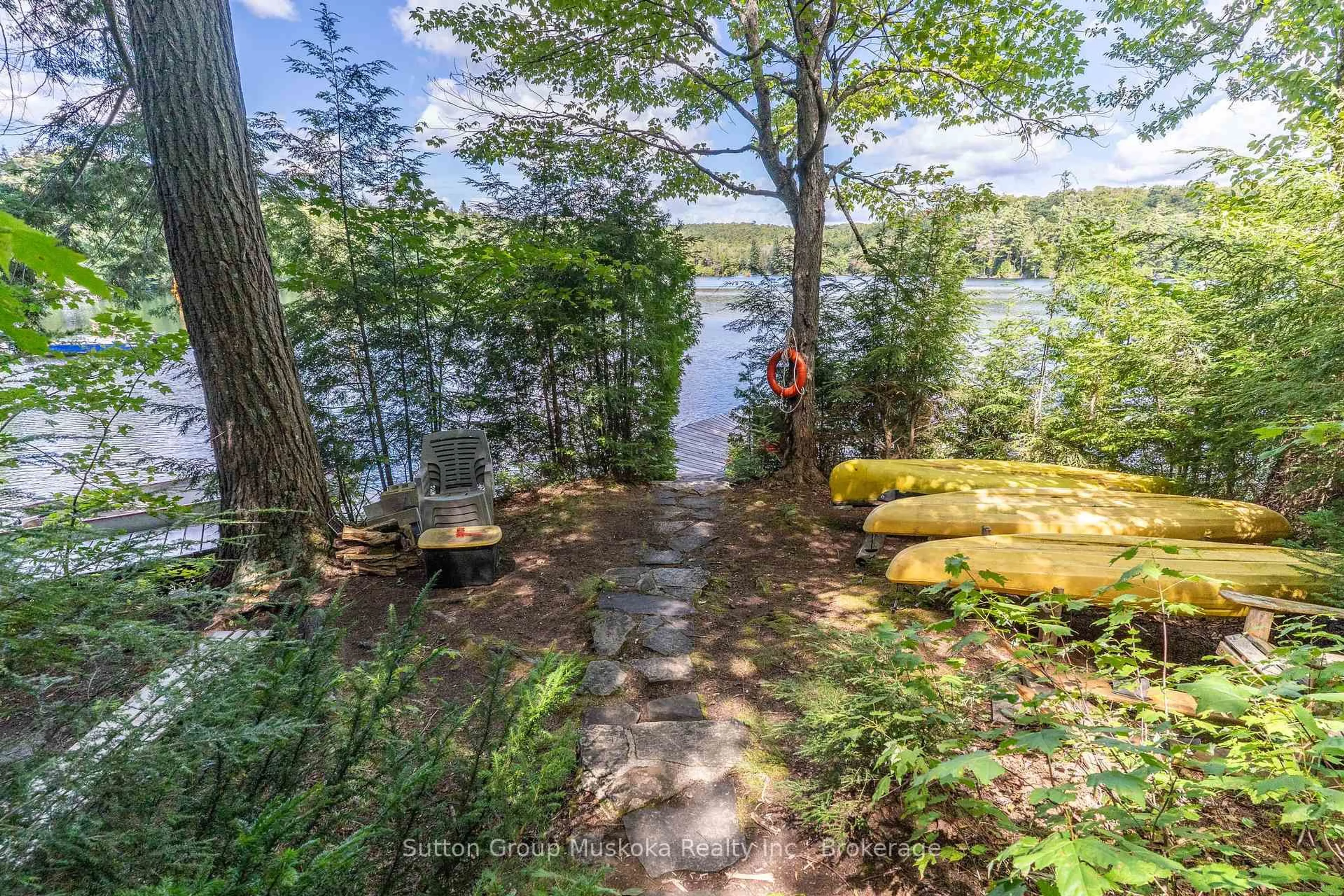 Patio, water/lake/river/ocean view for 1131 - A West Camp Lake Rd, Lake of Bays Ontario P0A 1H0