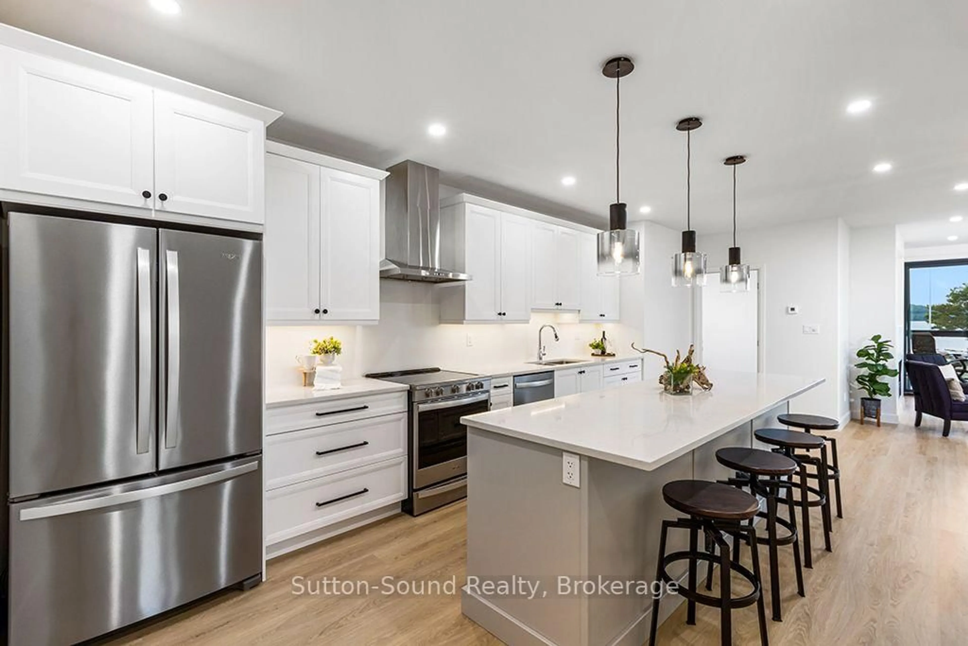Open concept kitchen, unknown for 535 Issac St #203, South Bruce Peninsula Ontario N0H 2T0