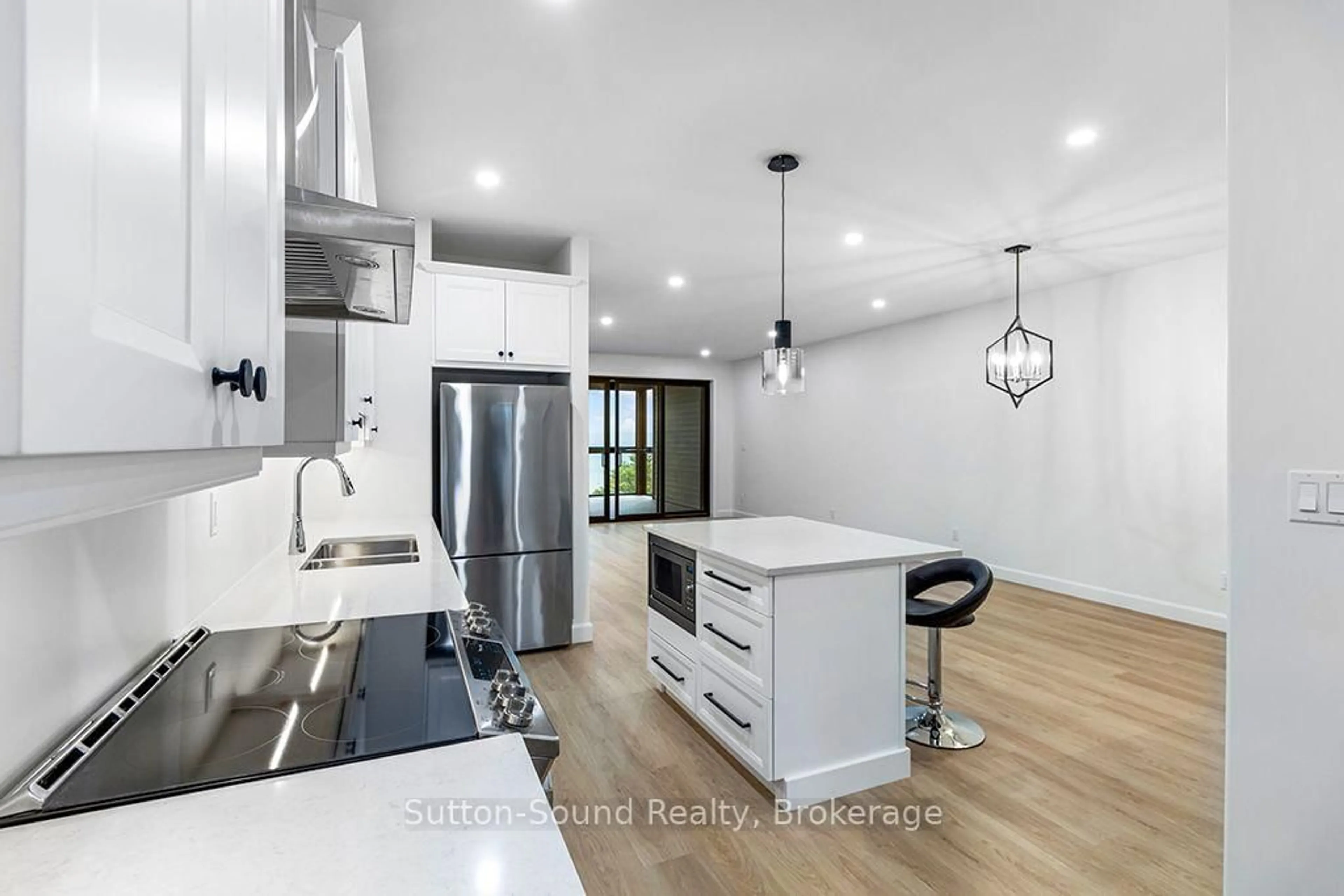 Open concept kitchen, unknown for 535 Issac St #202, South Bruce Peninsula Ontario N0H 2T0