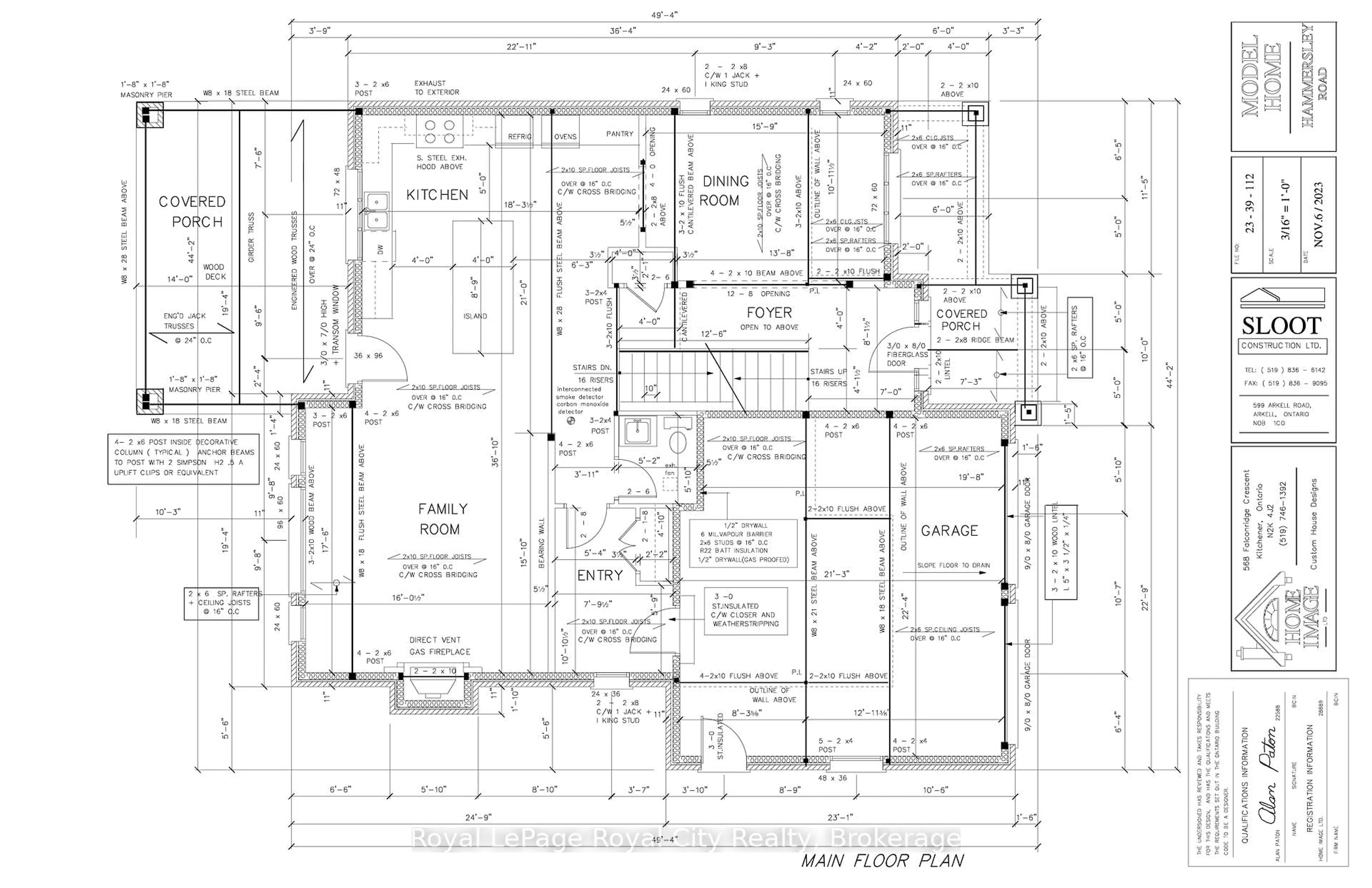 Floor plan for 7541 Hammersley Rd, Puslinch Ontario N1H 6H9