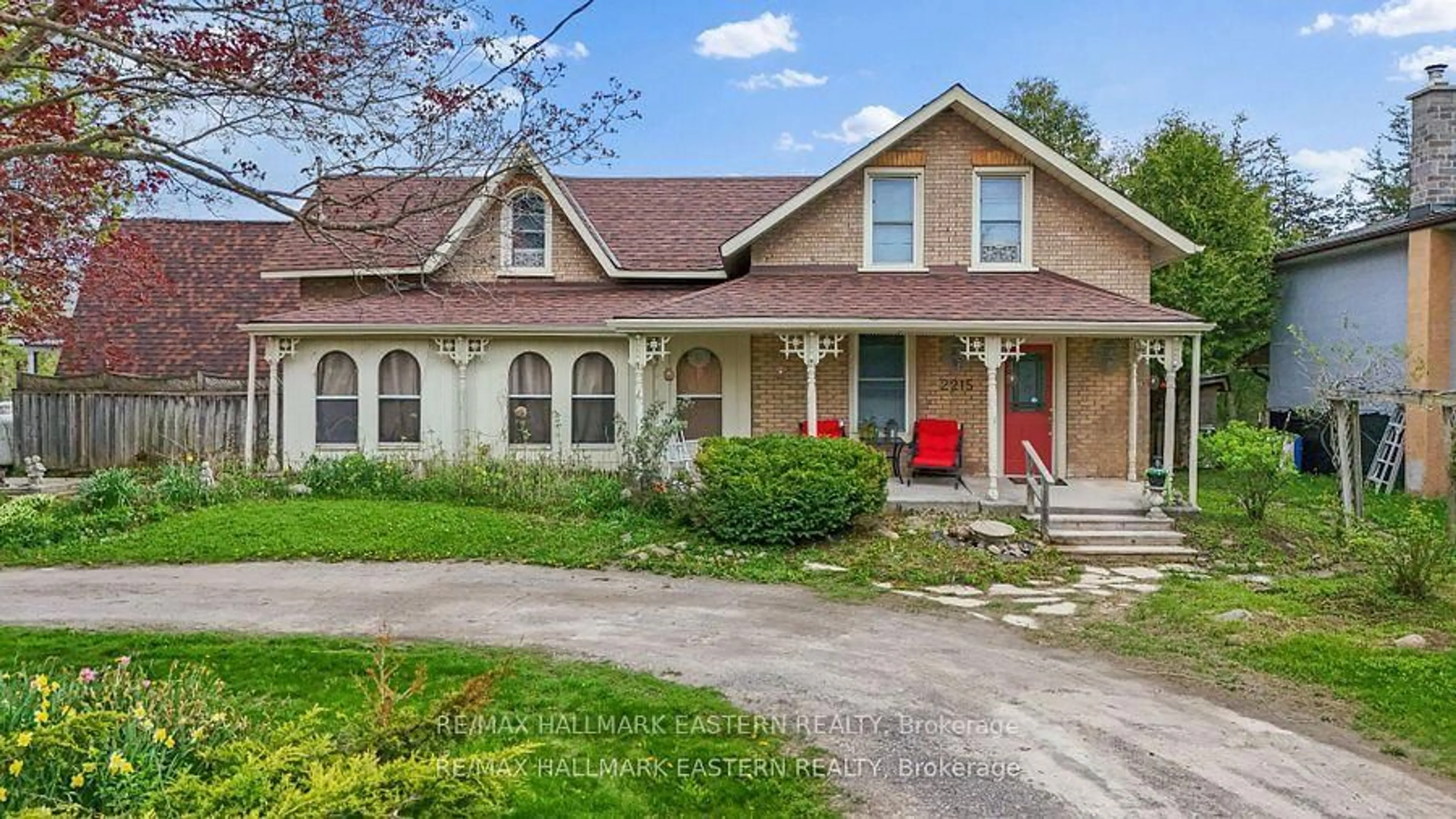 A pic from outside/outdoor area/front of a property/back of a property/a pic from drone, street for 2215 David Fife Line, Otonabee-South Monaghan Ontario K0L 1B0