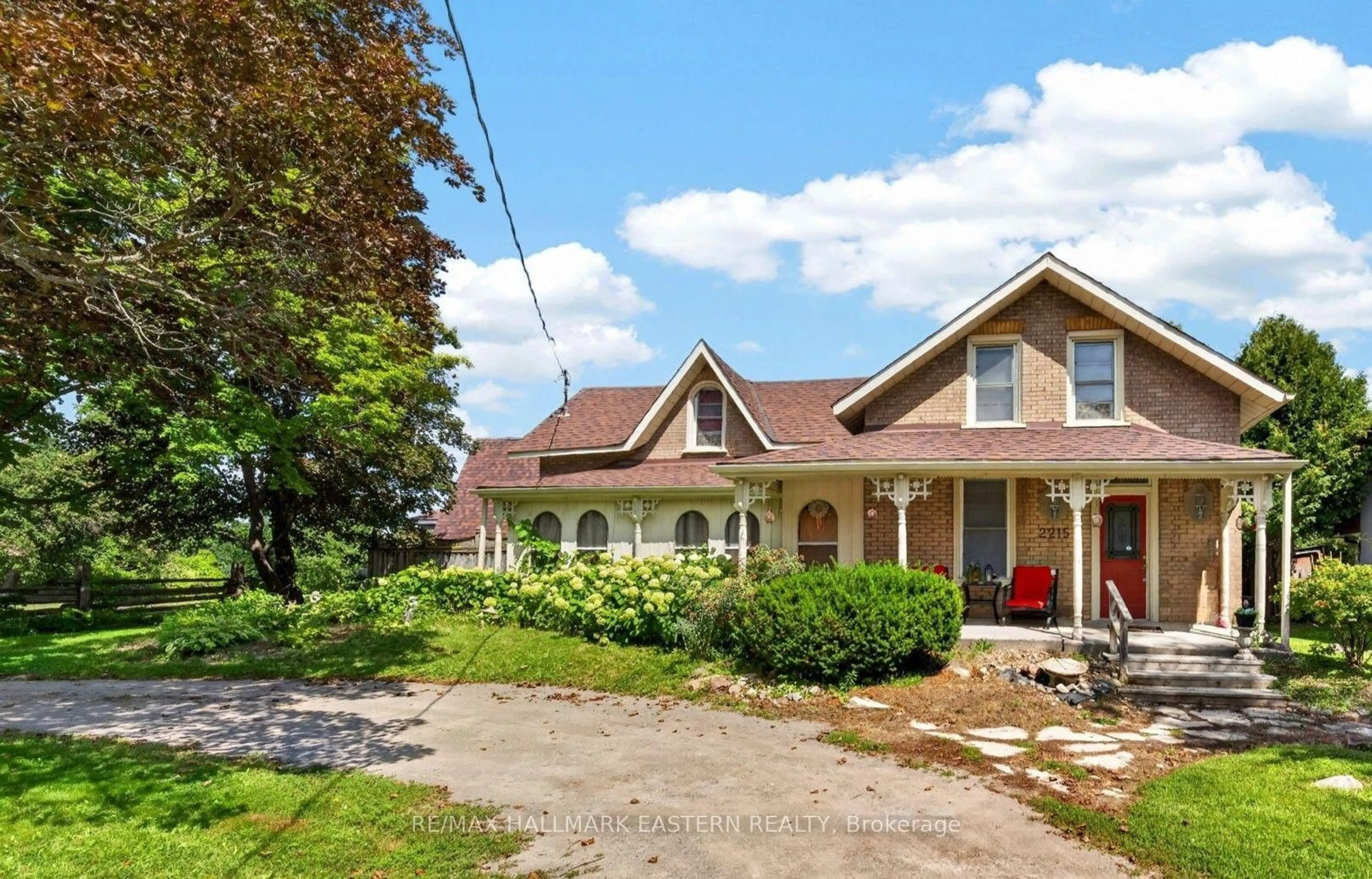 A pic from outside/outdoor area/front of a property/back of a property/a pic from drone, street for 2215 David Fife Line, Otonabee-South Monaghan Ontario K0L 1B0