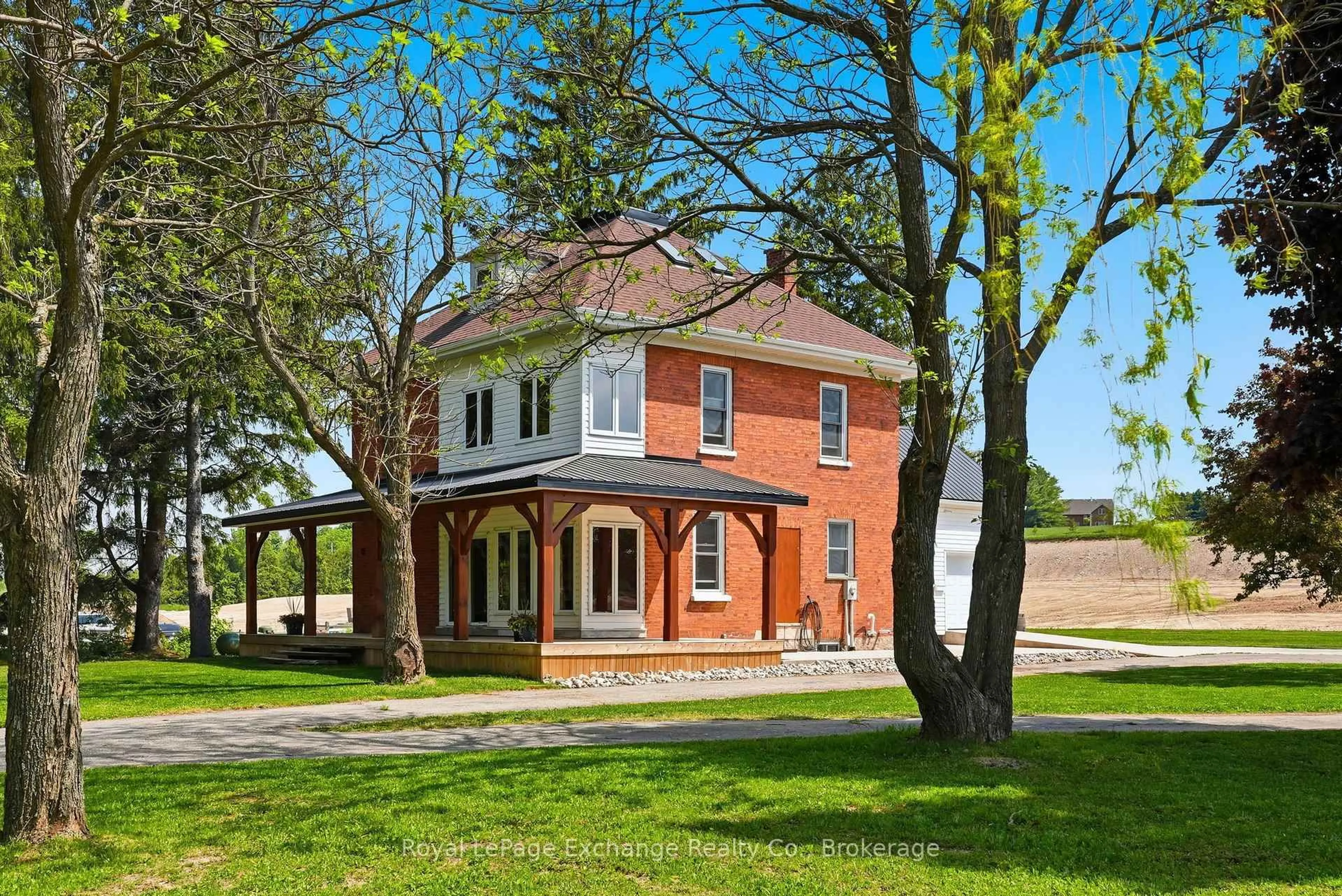 Home with brick exterior material, street for 174393 Mulock Rd, West Grey Ontario N0G 1S0