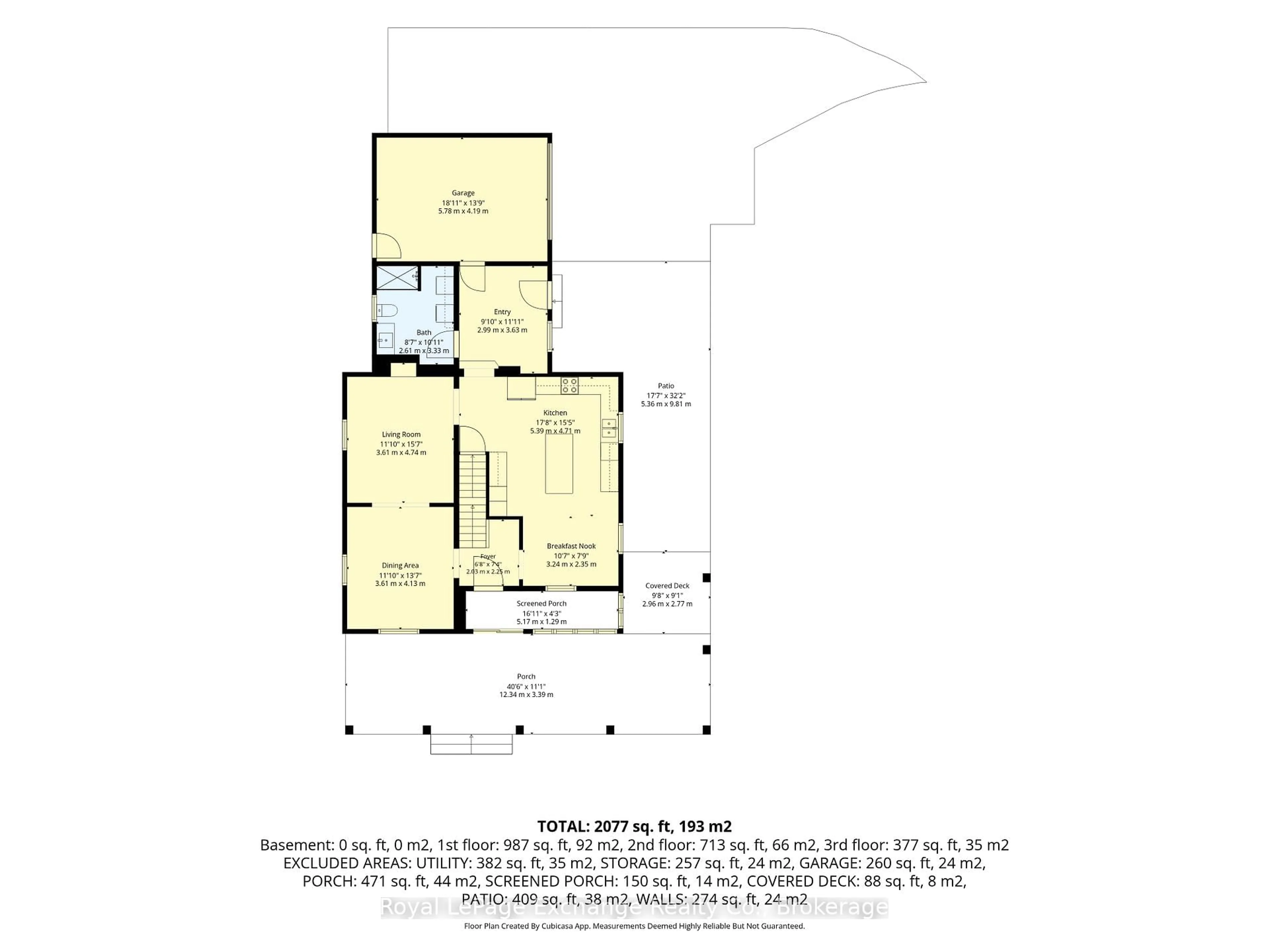 Floor plan for 174393 Mulock Rd, West Grey Ontario N0G 1S0