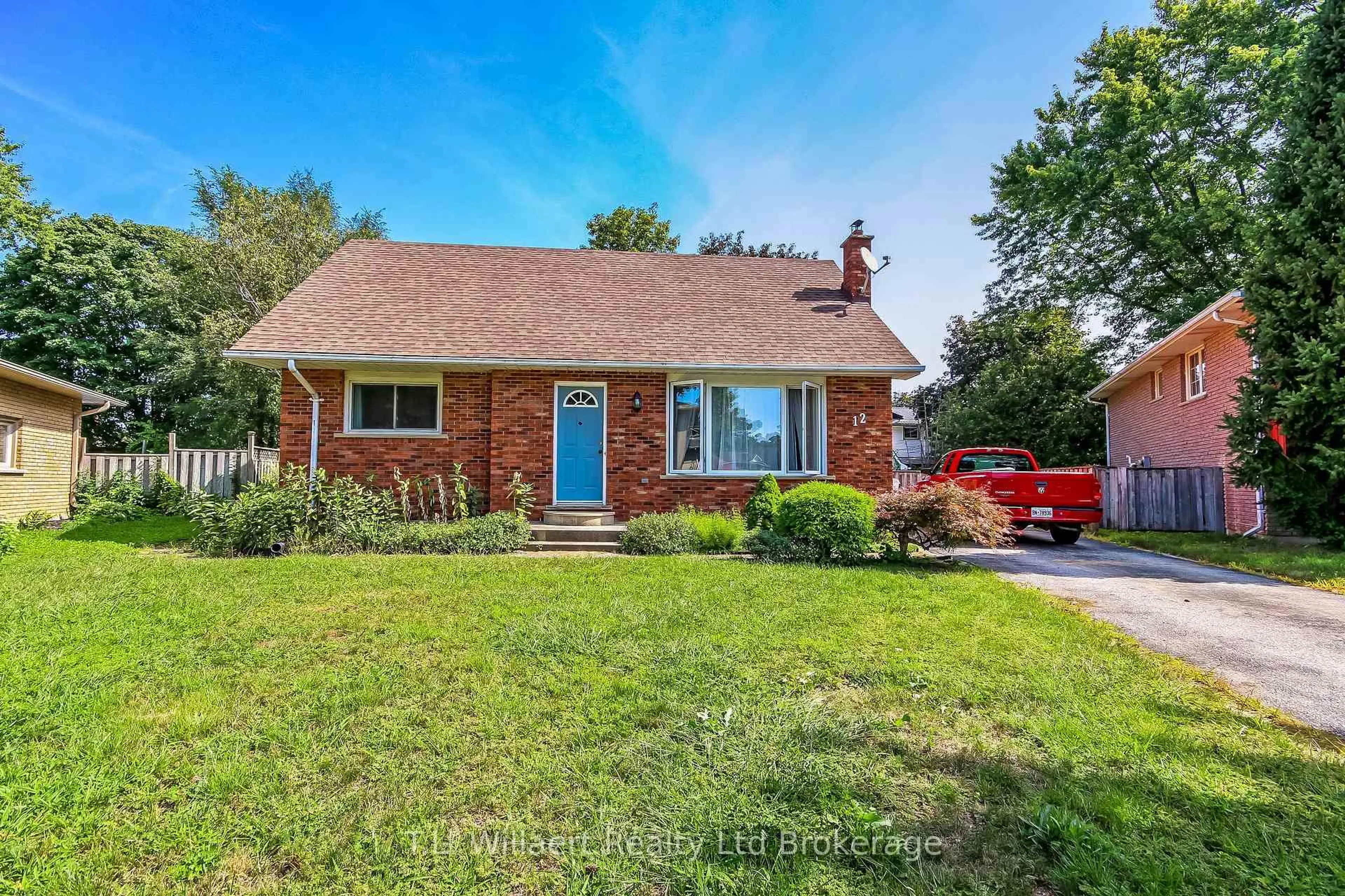 Home with brick exterior material, street for 12 Alba Ave, Tillsonburg Ontario N4G 4K1