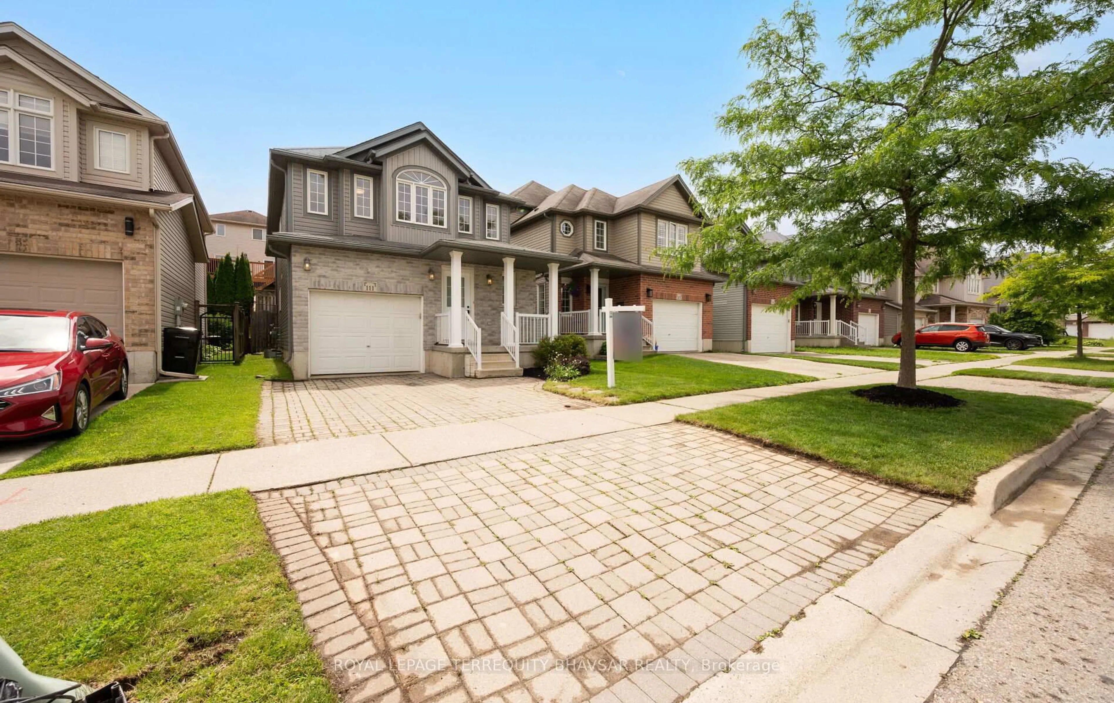 Home with brick exterior material, street for 111 Parkvale Dr, Kitchener Ontario N2R 1Z6