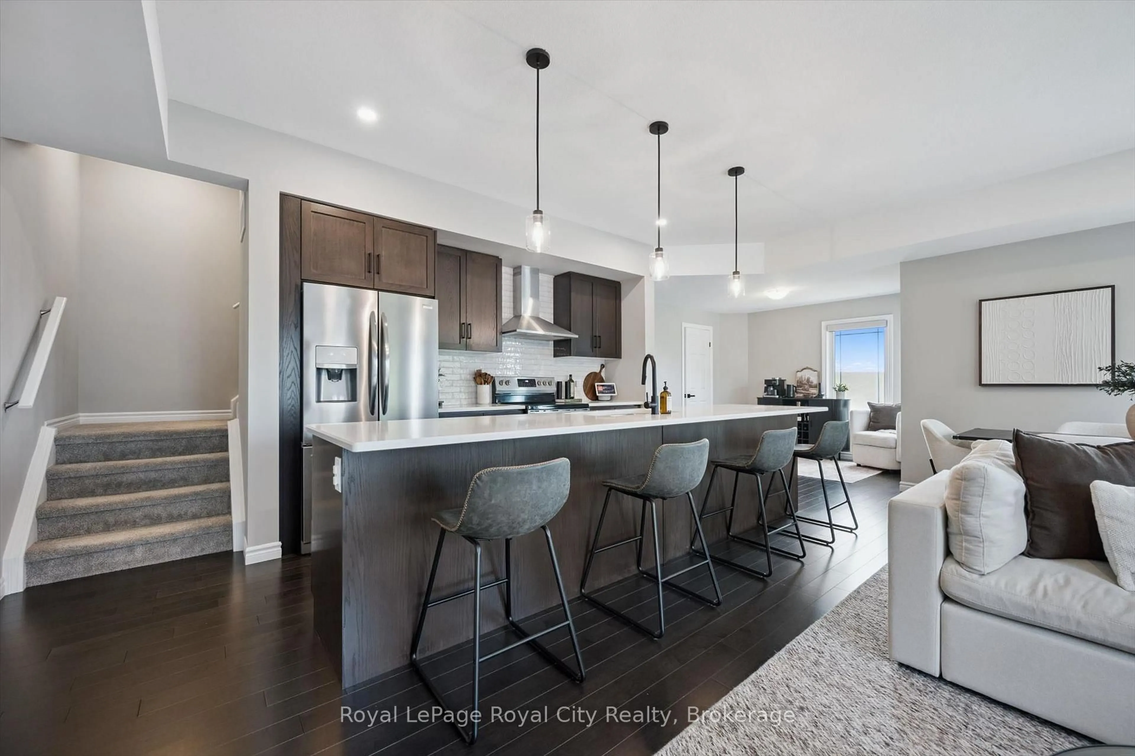 Open concept kitchen, unknown for 107 WESTRA Dr #58, Guelph Ontario N1K 0A5