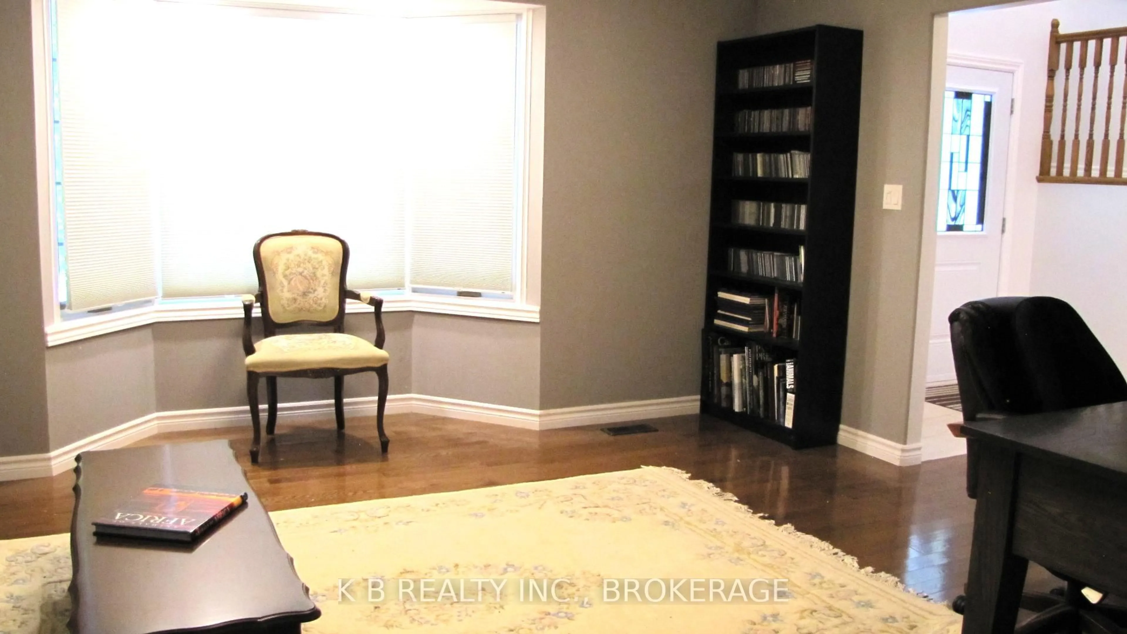 Living room with furniture, wood/laminate floor for 162 Lasher's Rd, Napanee Ontario K7R 3K8