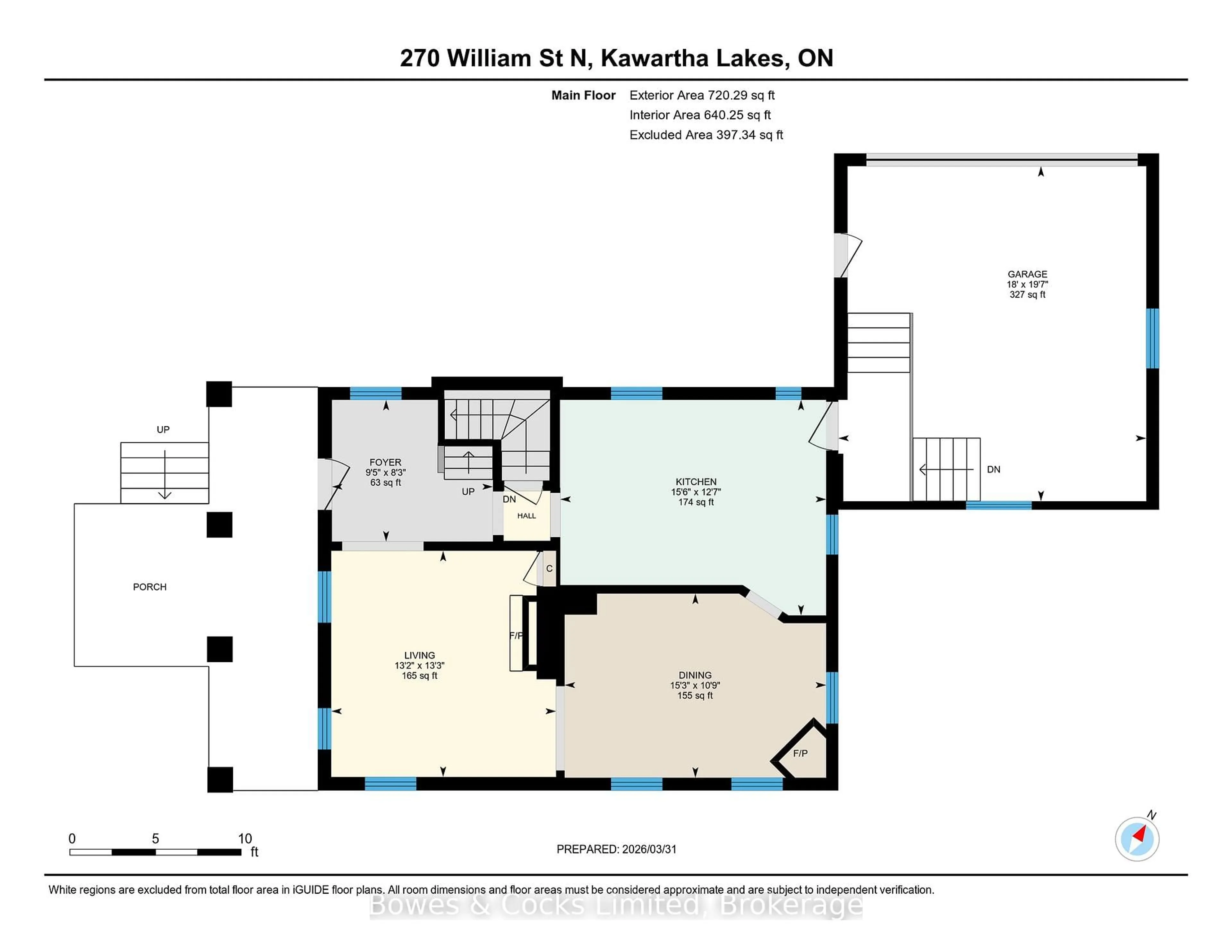 Floor plan for 270 William St, Kawartha Lakes Ontario K9V 4C1