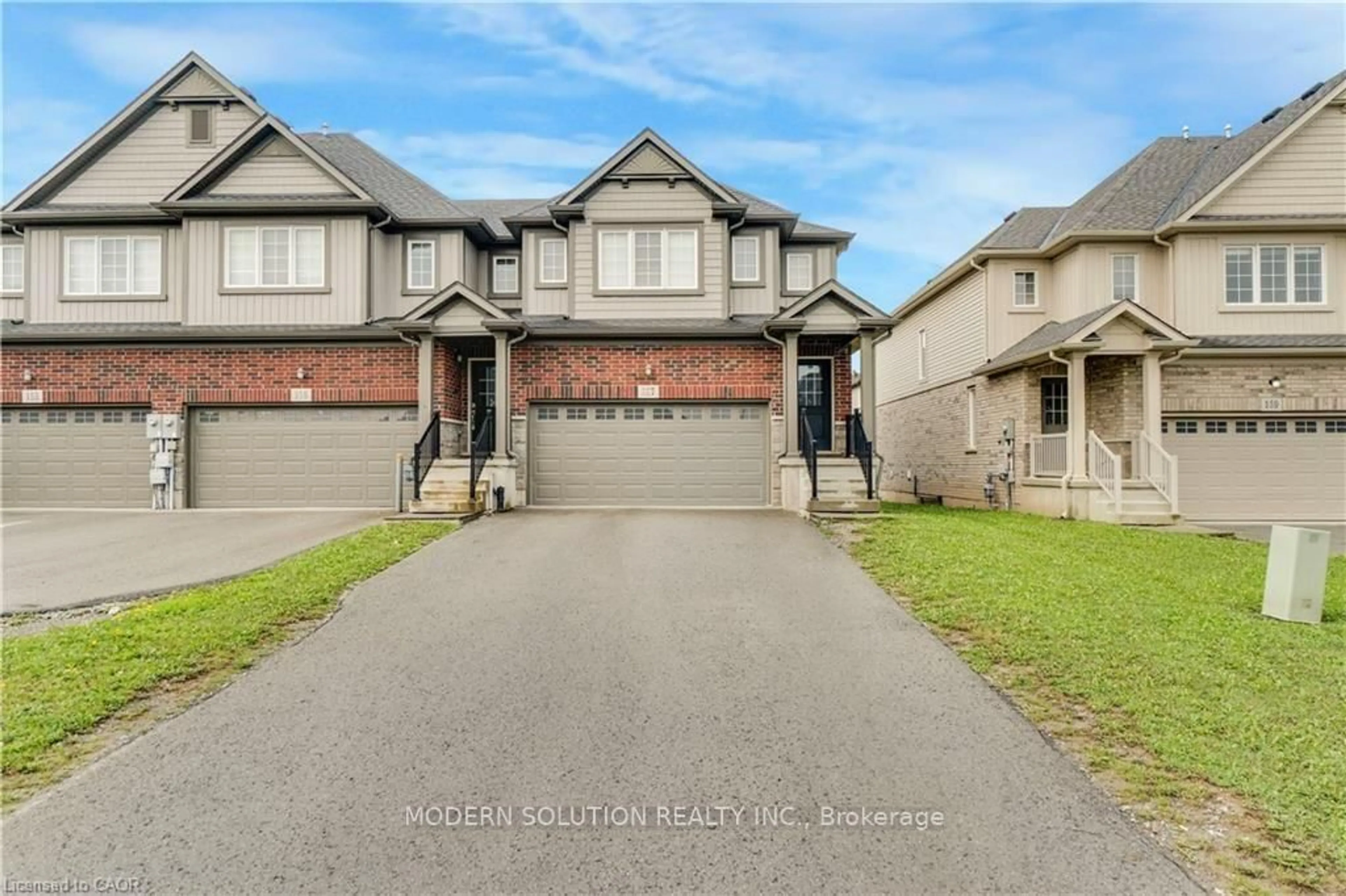 Home with brick exterior material, street for 157 Juneberry Rd, Thorold Ontario L2V 0H9