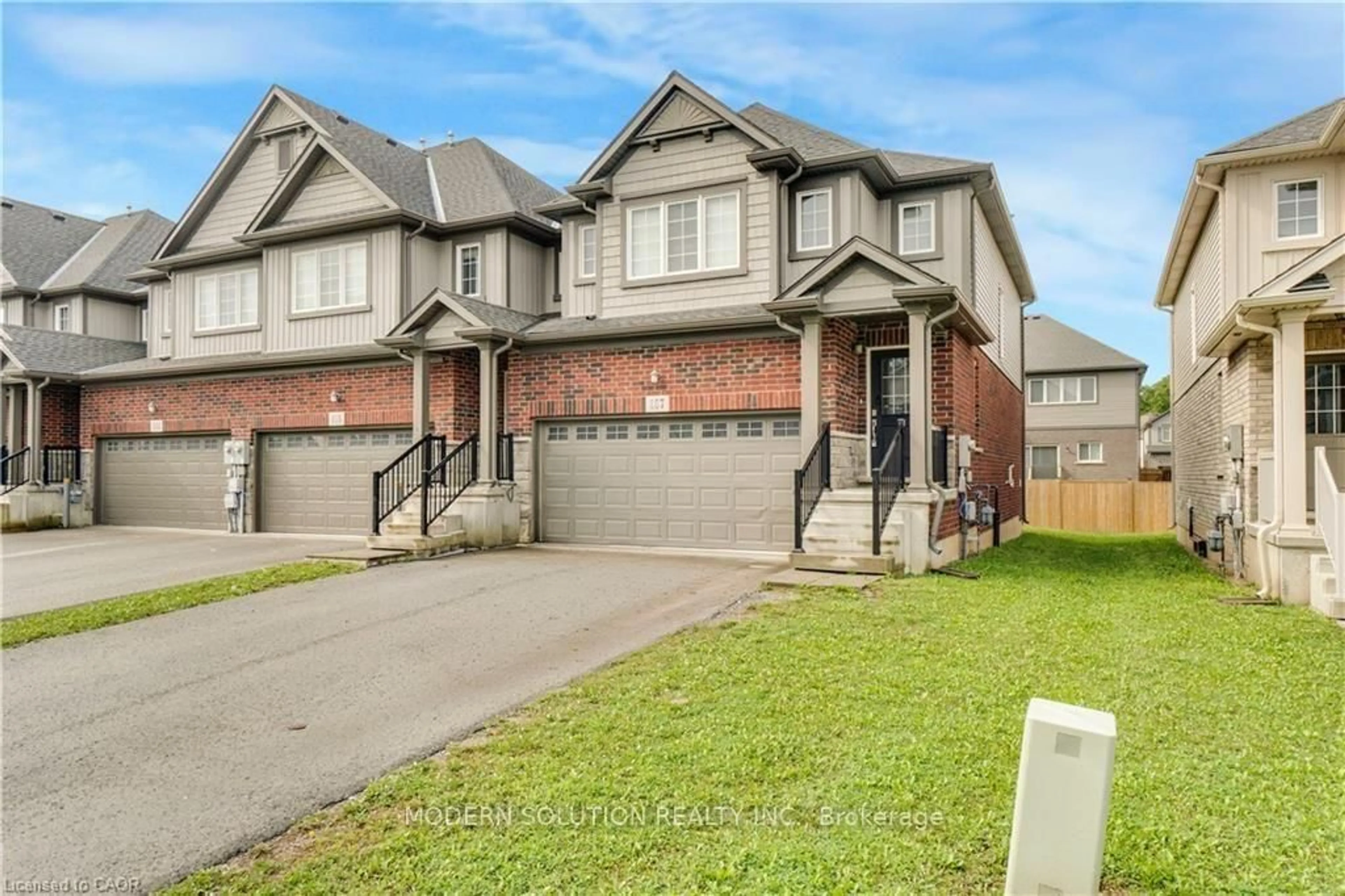 Home with brick exterior material, street for 157 Juneberry Rd, Thorold Ontario L2V 0H9
