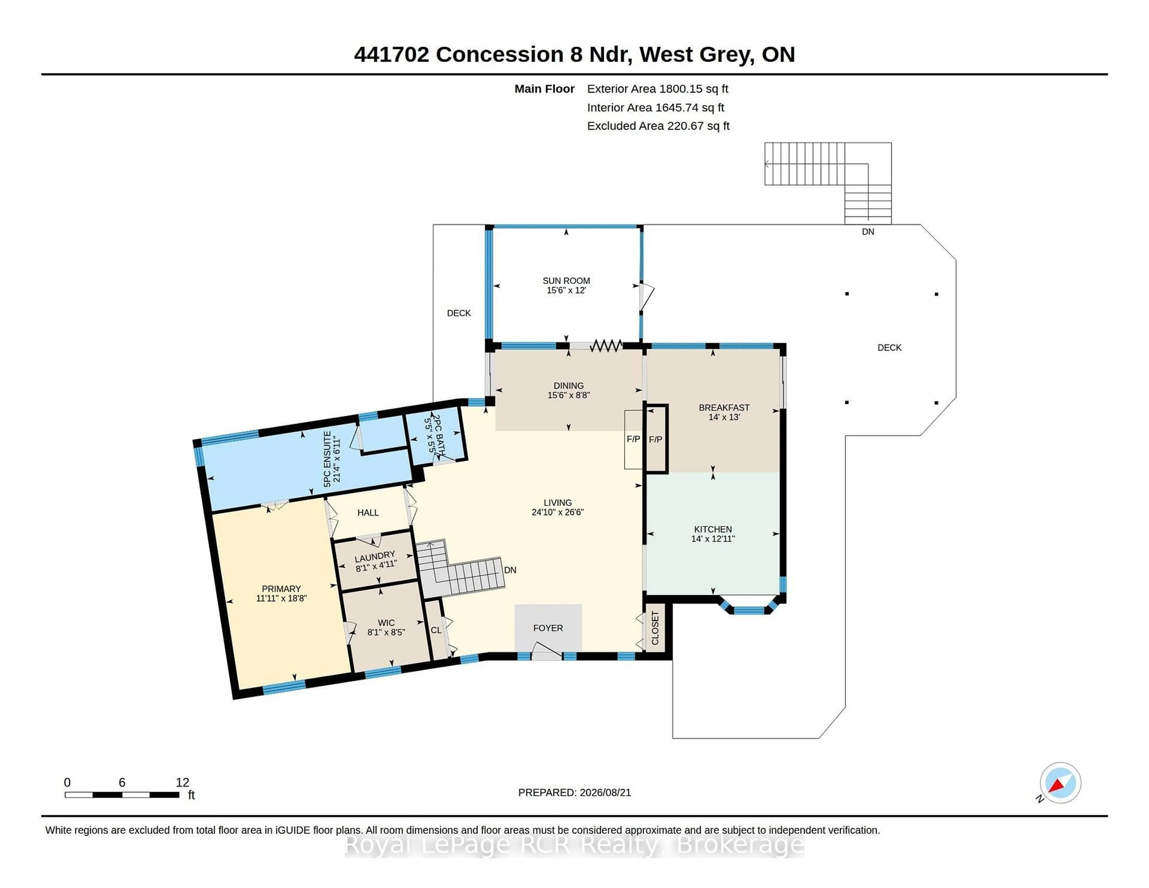 Floor plan for 441702 Concession 8 Ndr, West Grey Ontario N0G 1S0