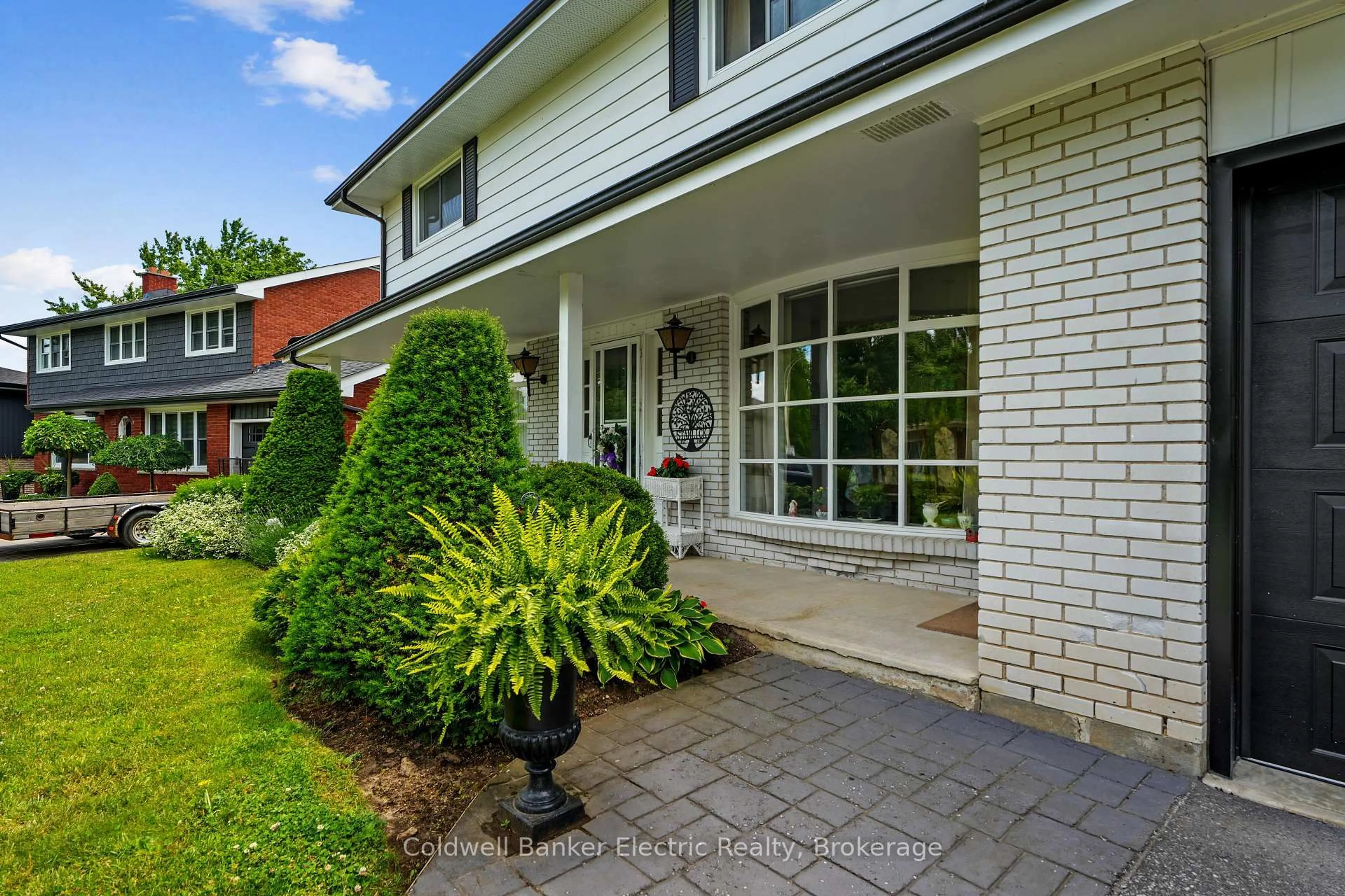 Home with brick exterior material, street for 1219 Edmison Dr, Peterborough Ontario K9H 6V2