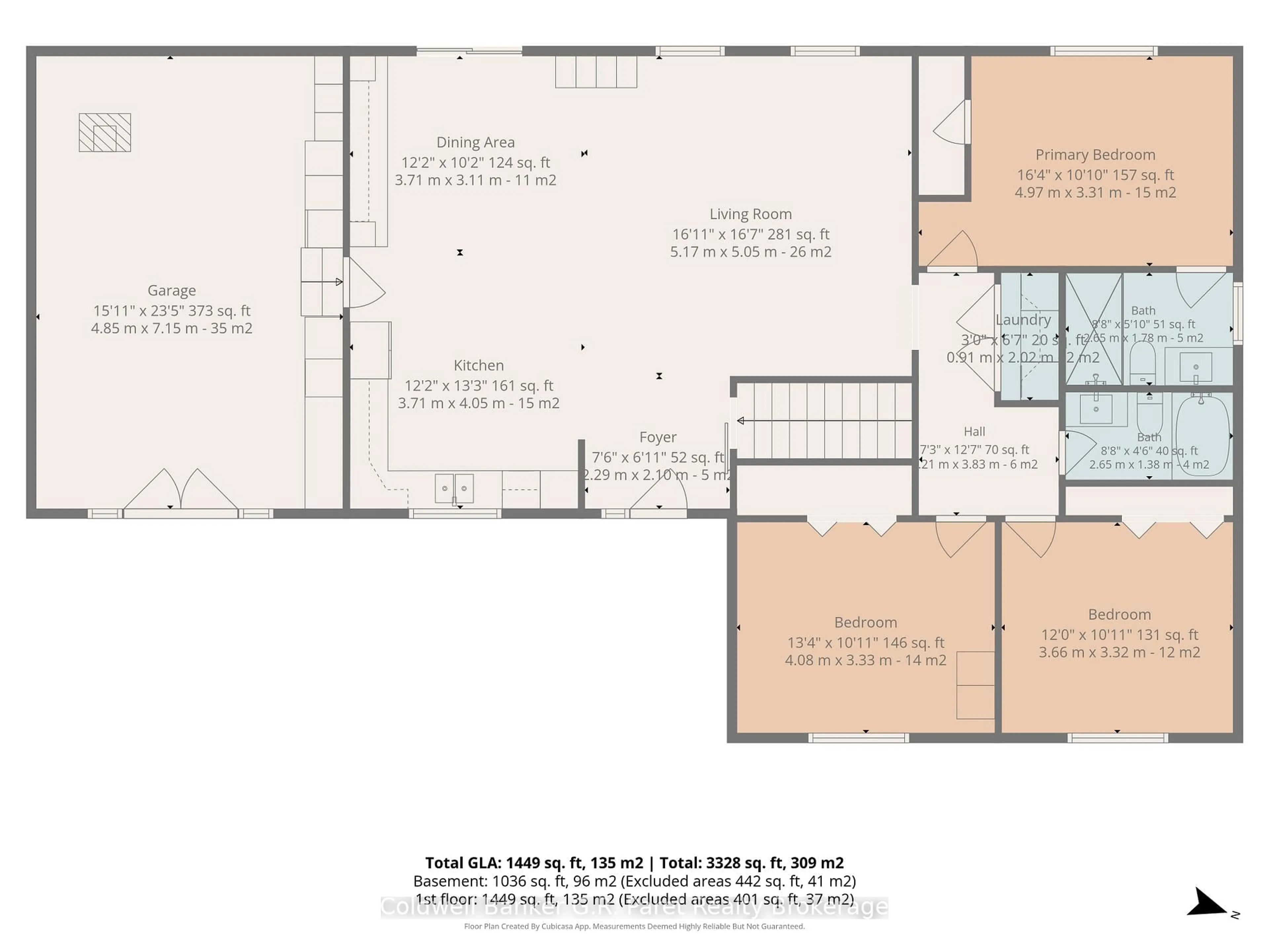 Floor plan for 28 Peggy Ave, South-West Oxford Ontario N0J 1N0