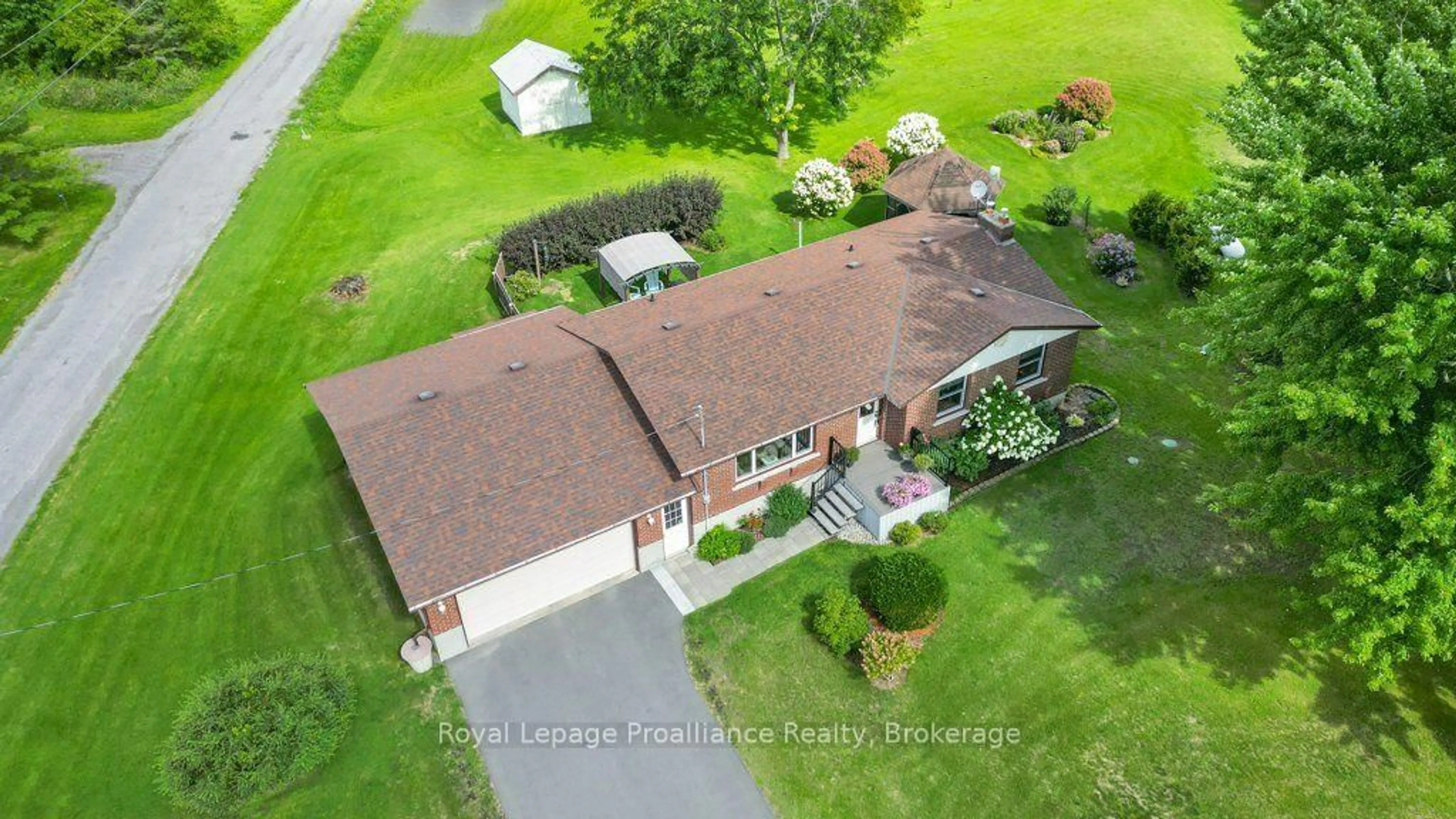 A pic from outside/outdoor area/front of a property/back of a property/a pic from drone, unknown for 478 Frankford Rd, Quinte West Ontario K0K 2B0