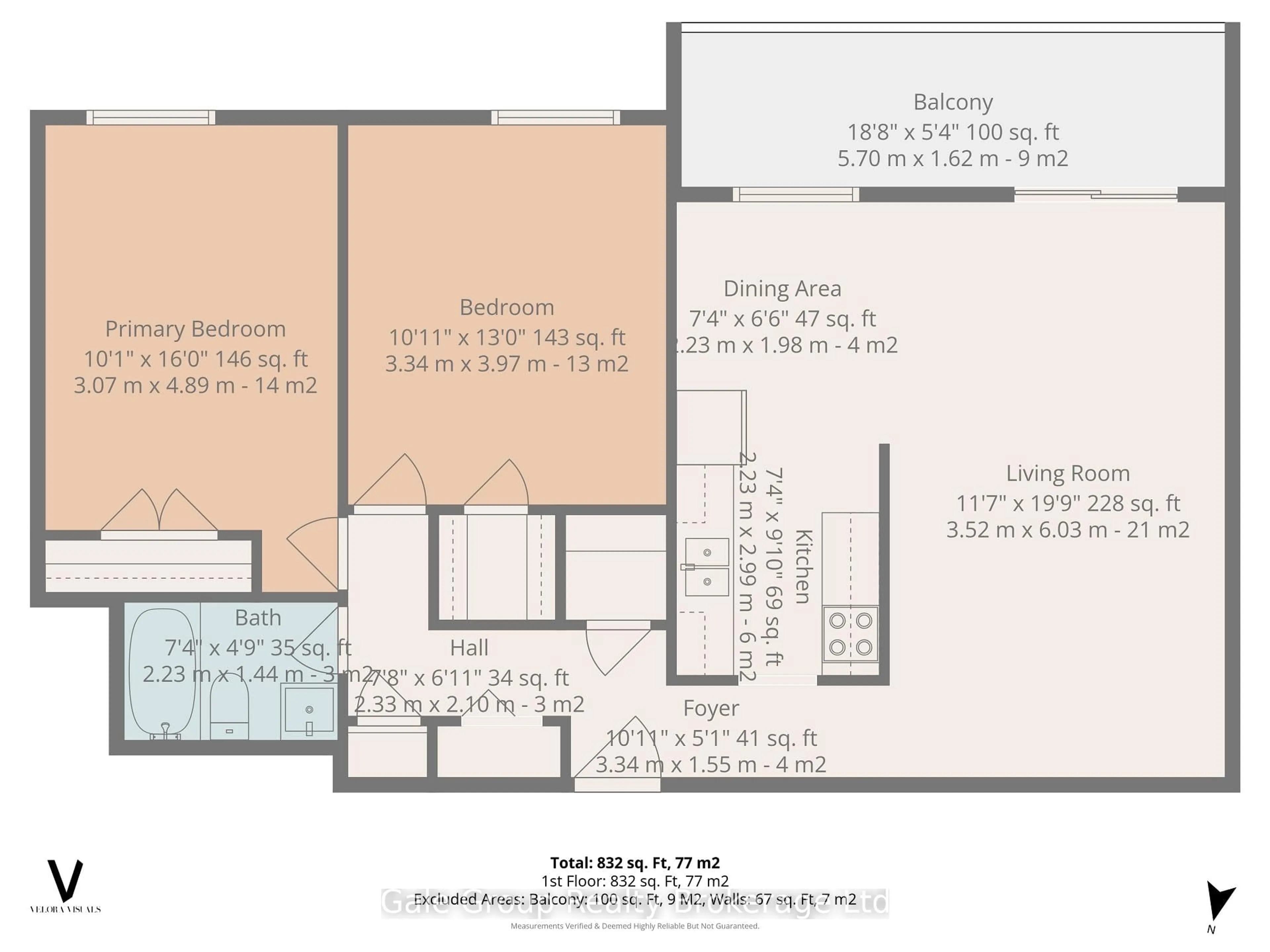 Floor plan for 750 Kipps Lane #814, London East Ontario N5Y 4R9