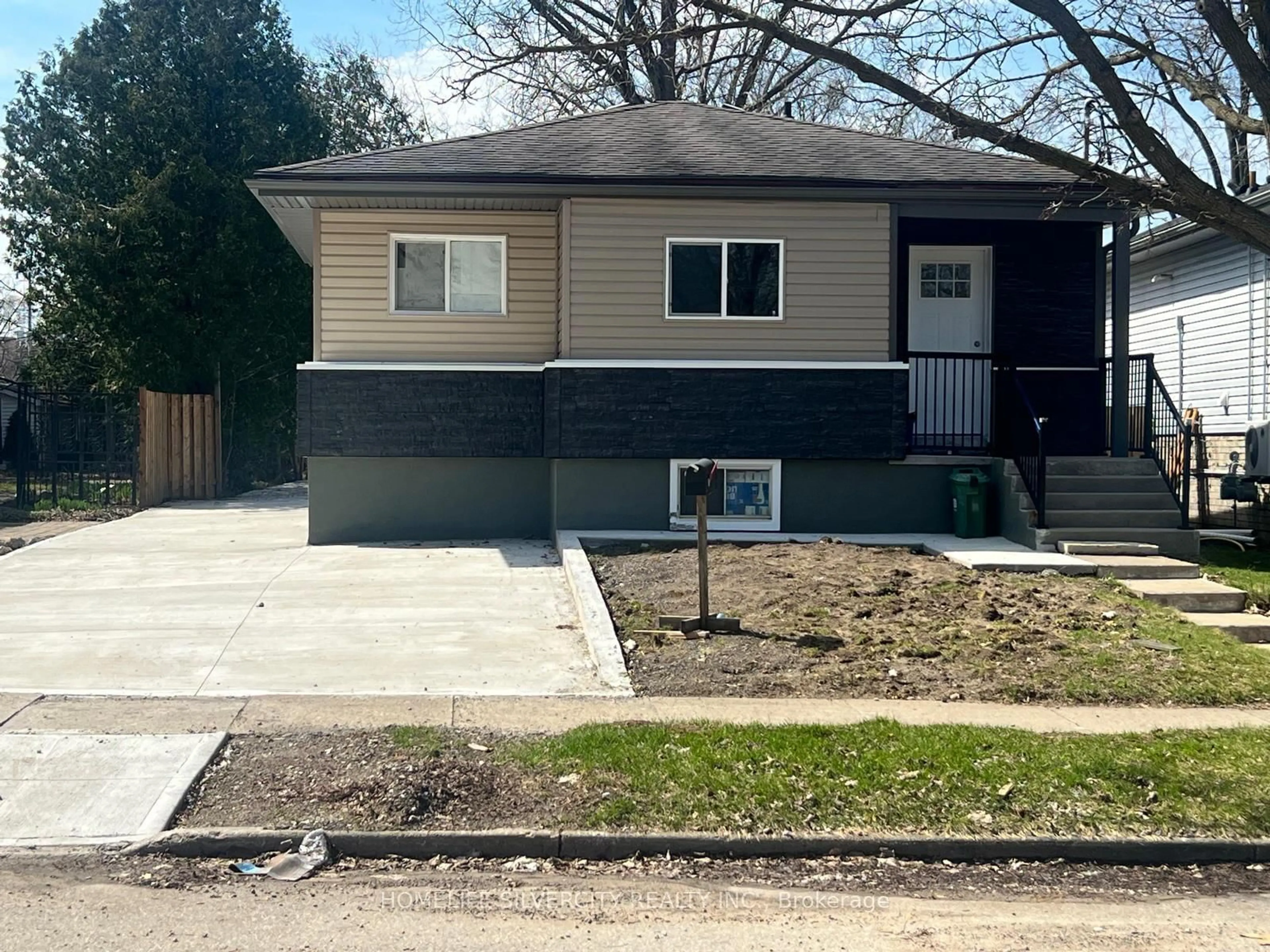 Home with vinyl exterior material, street for 221 Emerson Ave, London South Ontario N5V 3L5